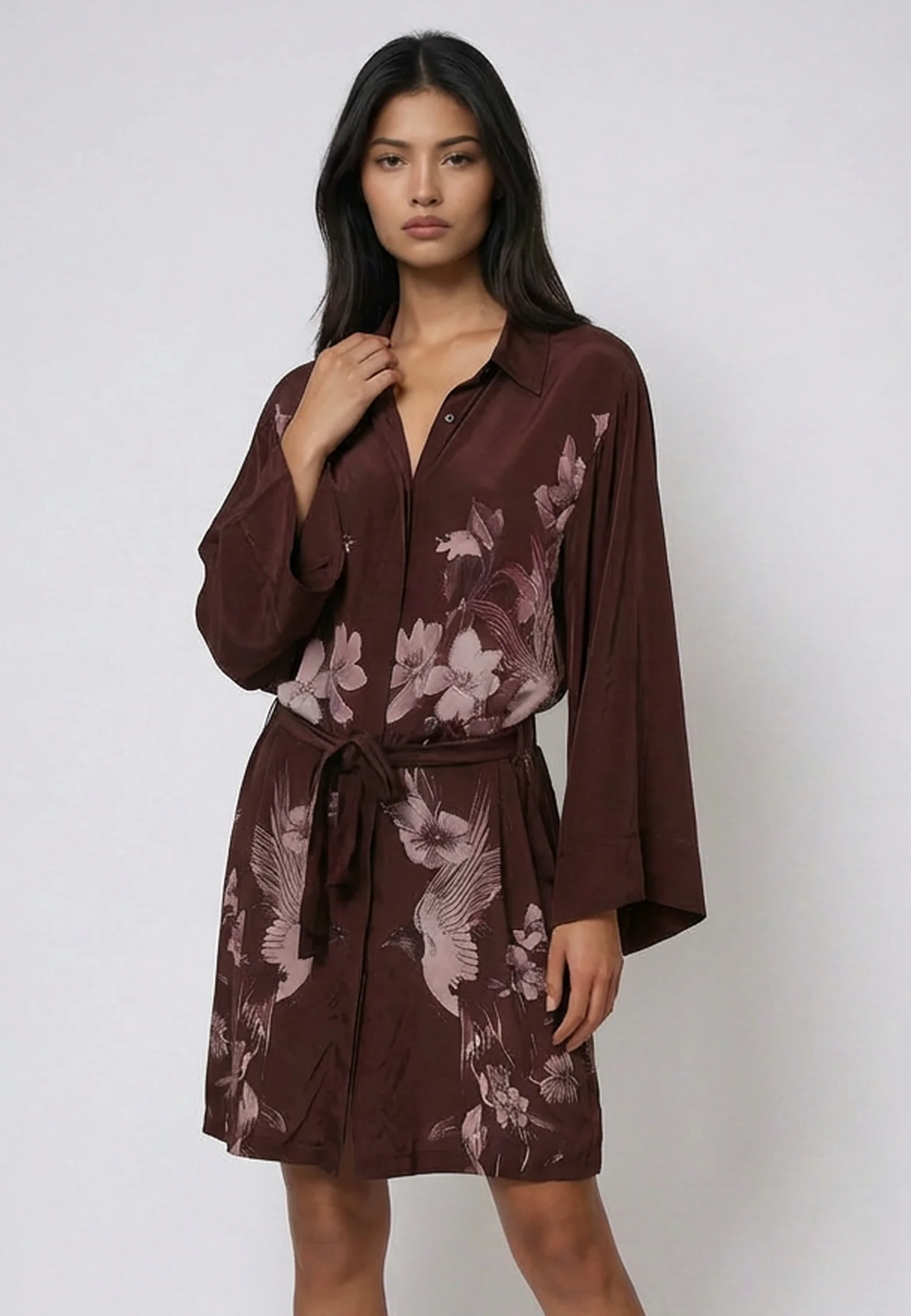 INVERSION LUST TUNIC CHOC BROWN