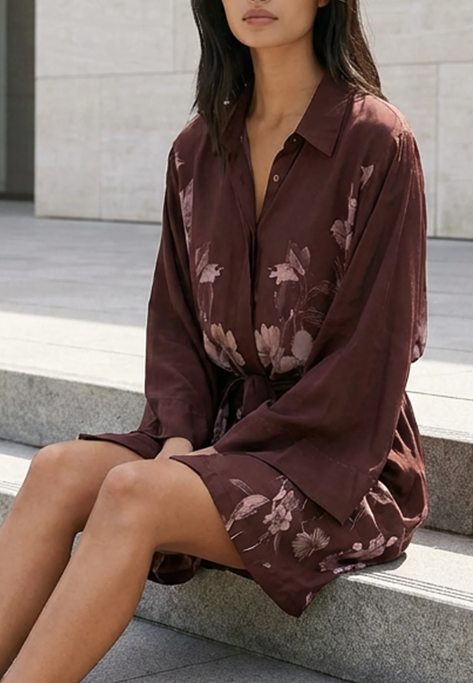 INVERSION LUST TUNIC CHOC BROWN - Image 8