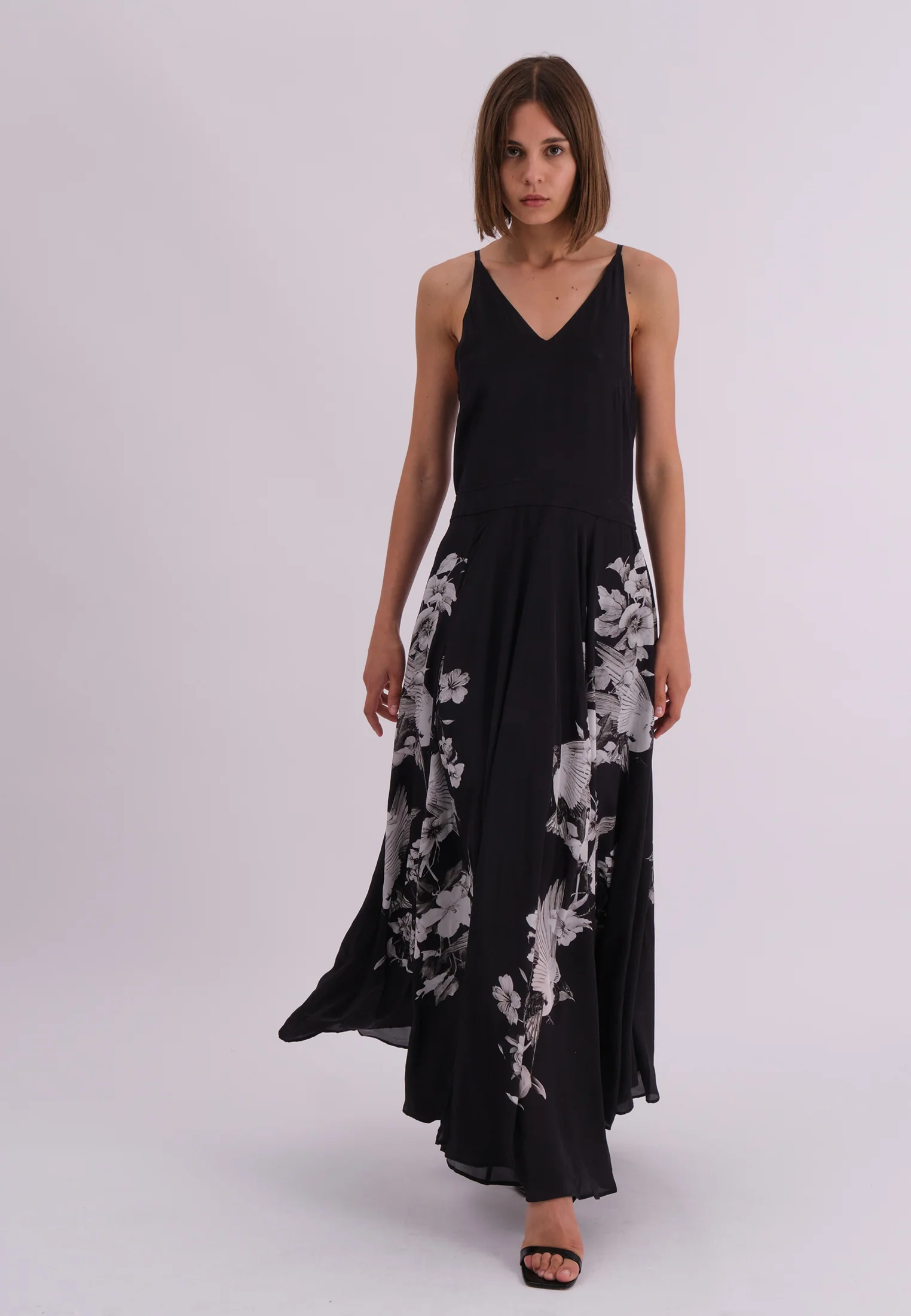 INVERSION DRESS SWALLOW PRINT - Image 6