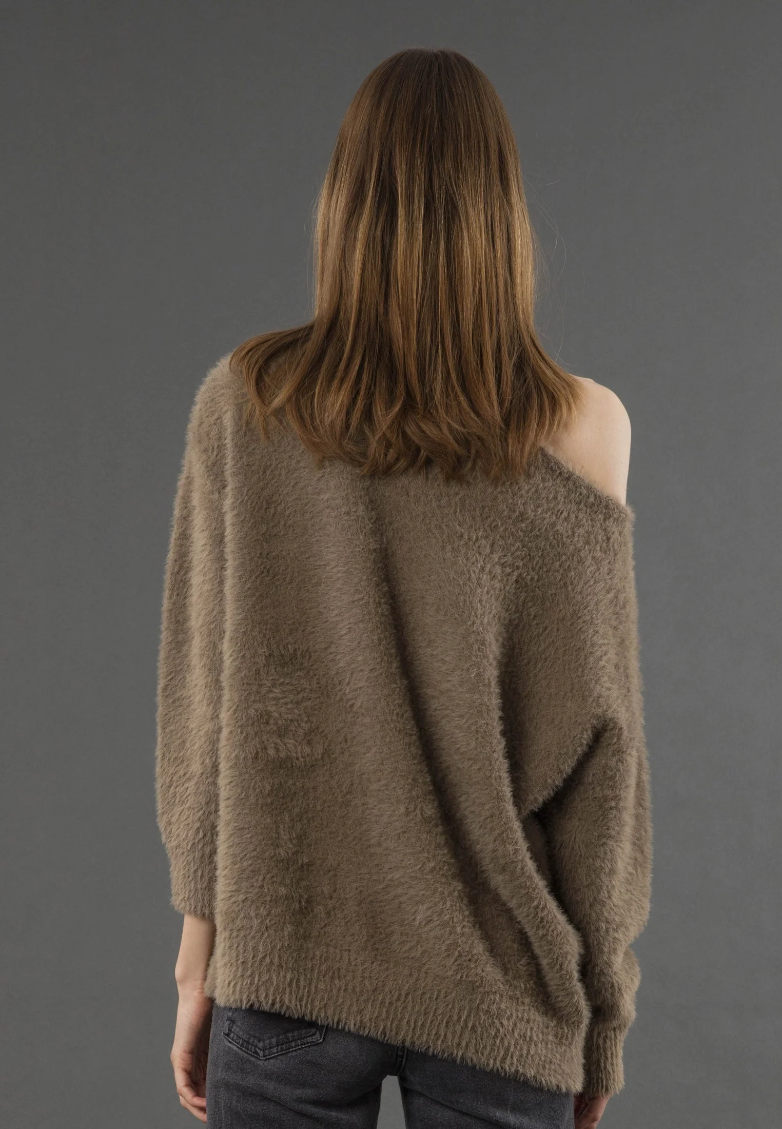 IRIS OFF THE SHOULDER JUMPER BRINDLE - Image 2