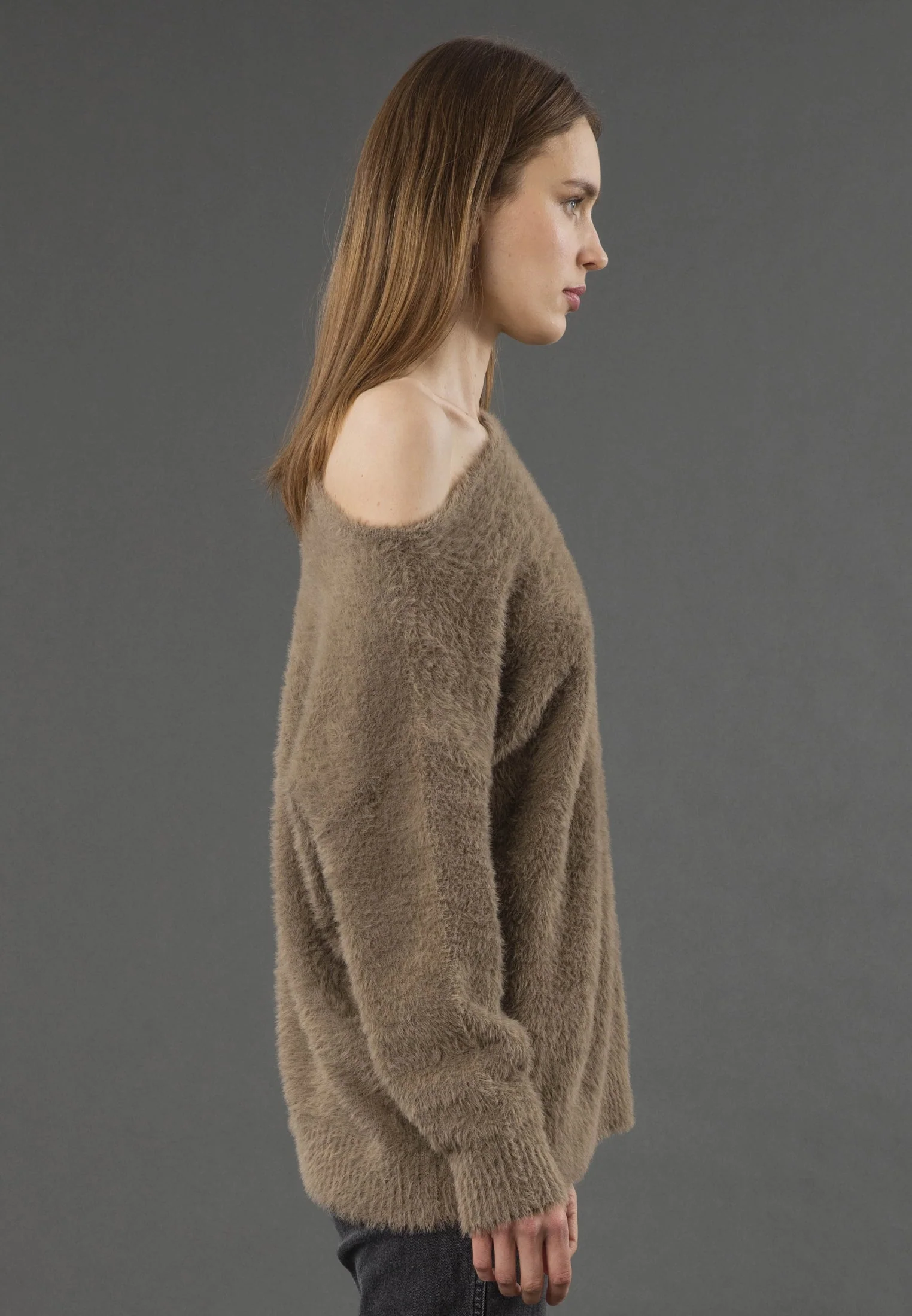 IRIS OFF THE SHOULDER JUMPER BRINDLE - Image 3