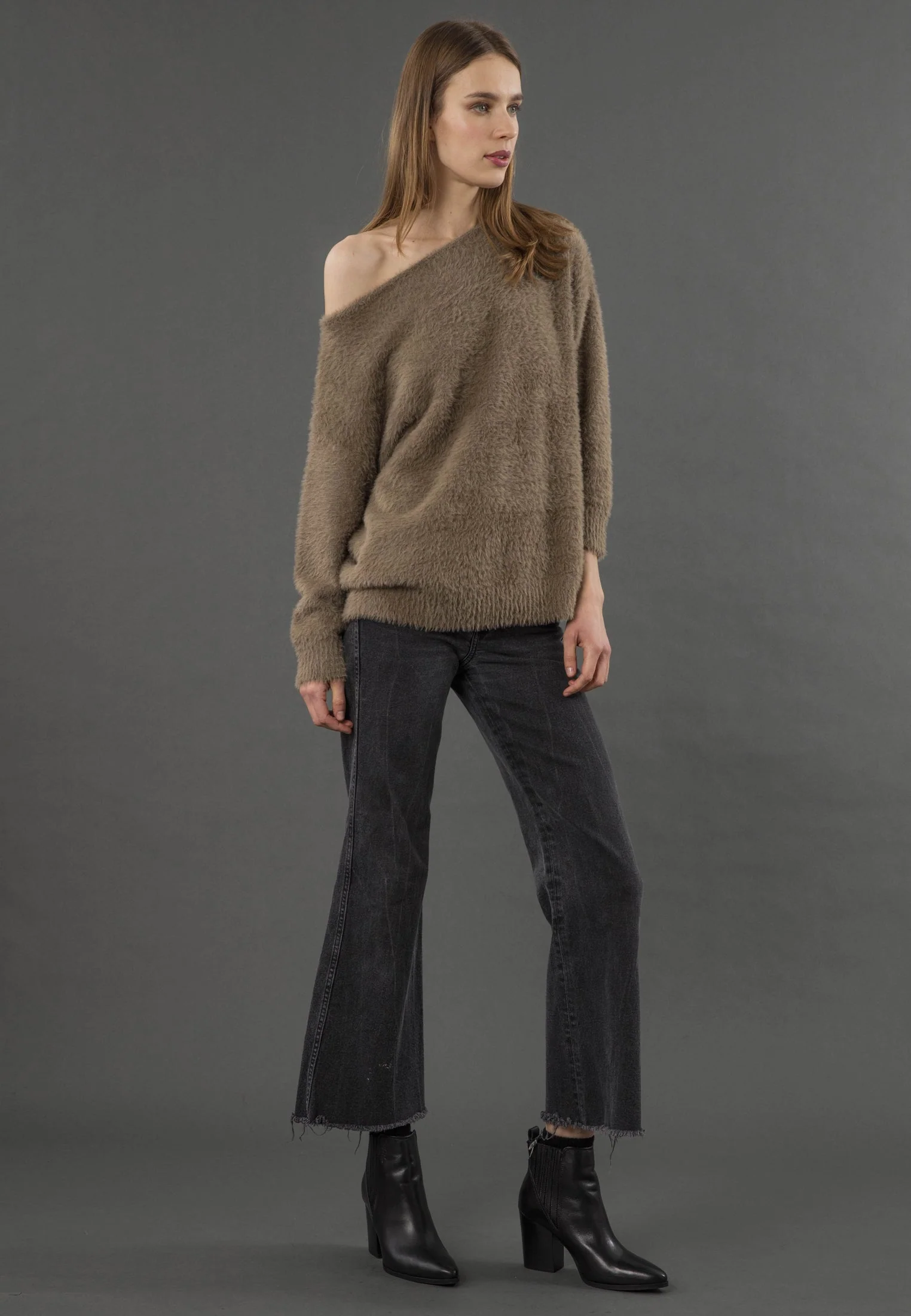 IRIS OFF THE SHOULDER JUMPER BRINDLE - Image 4