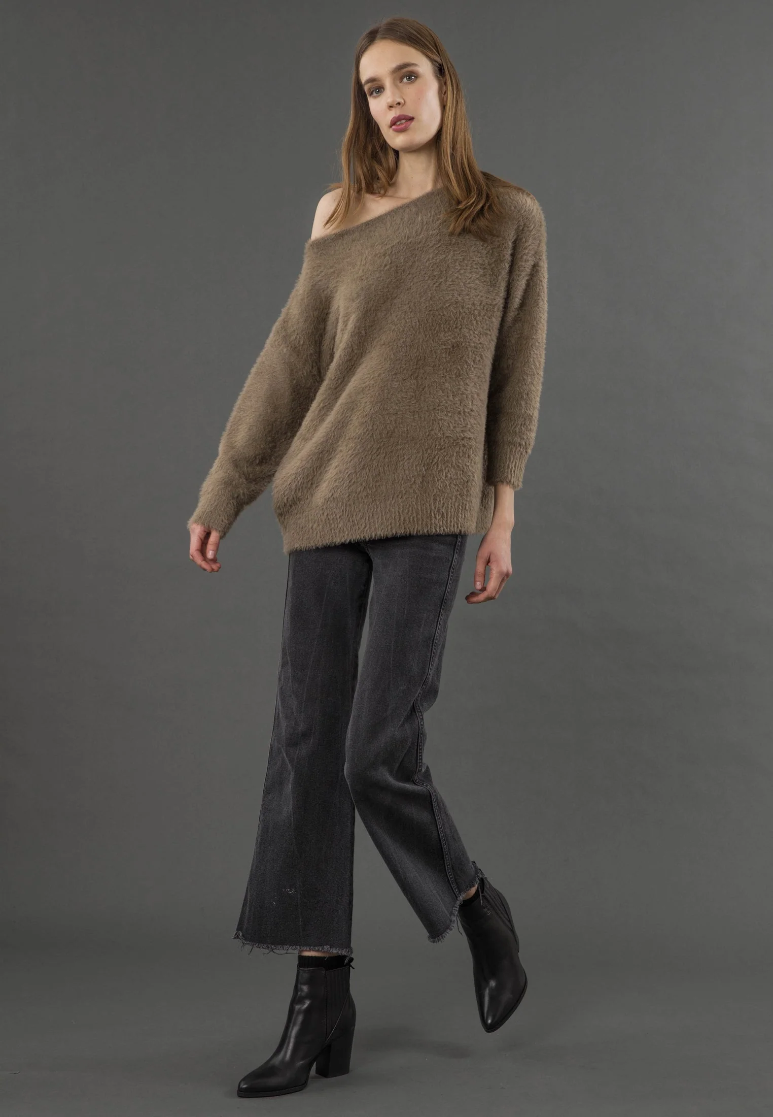 IRIS OFF THE SHOULDER JUMPER BRINDLE - Image 5