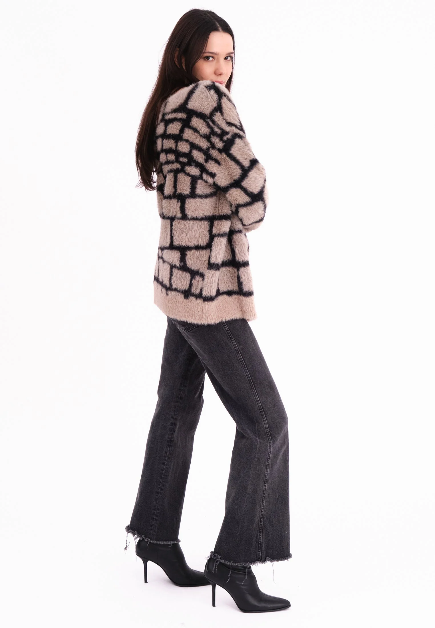 IRIS JUMPER STONE & BLACK - Image 2