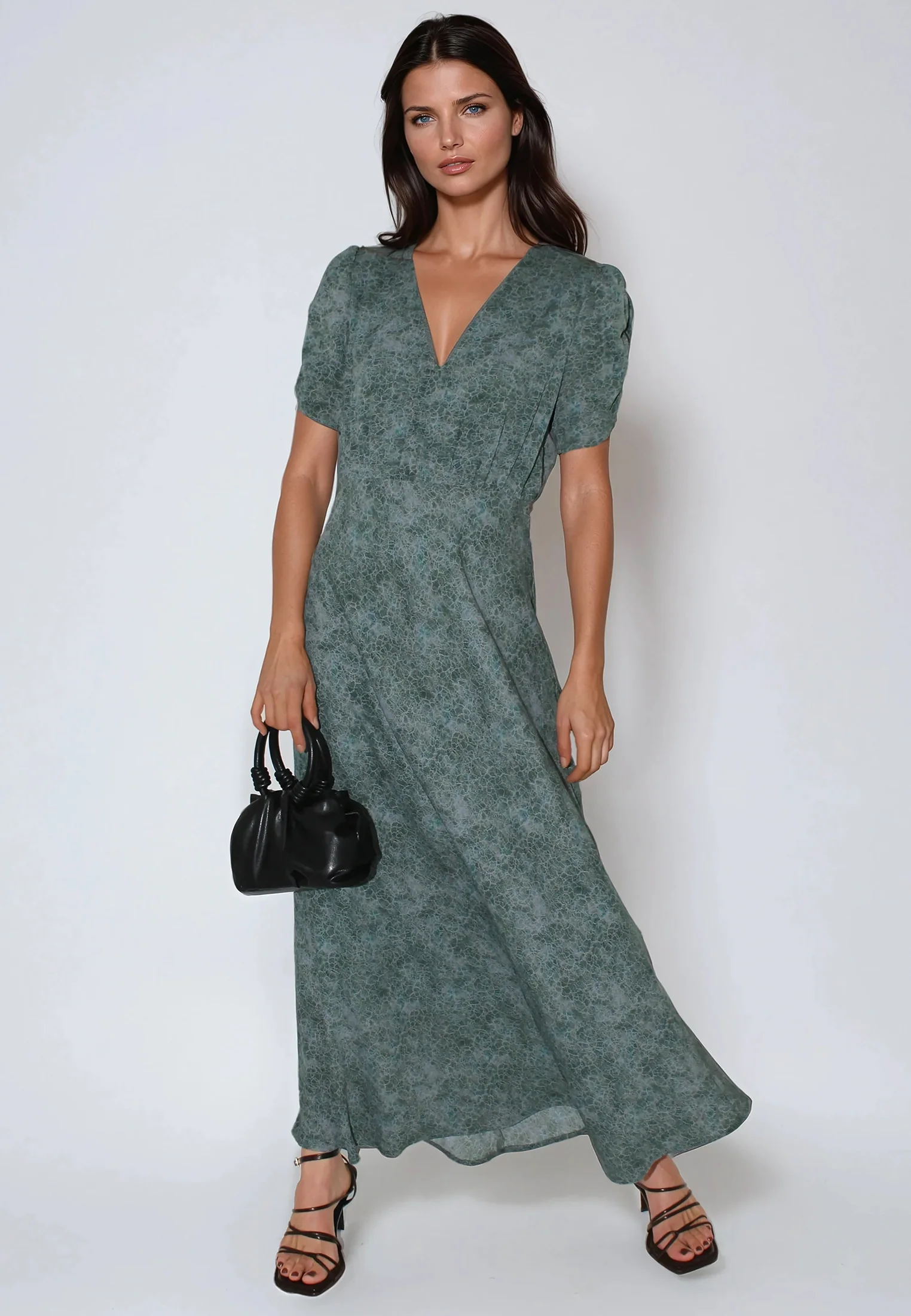 ISABEL MAXI DRESS VENATION