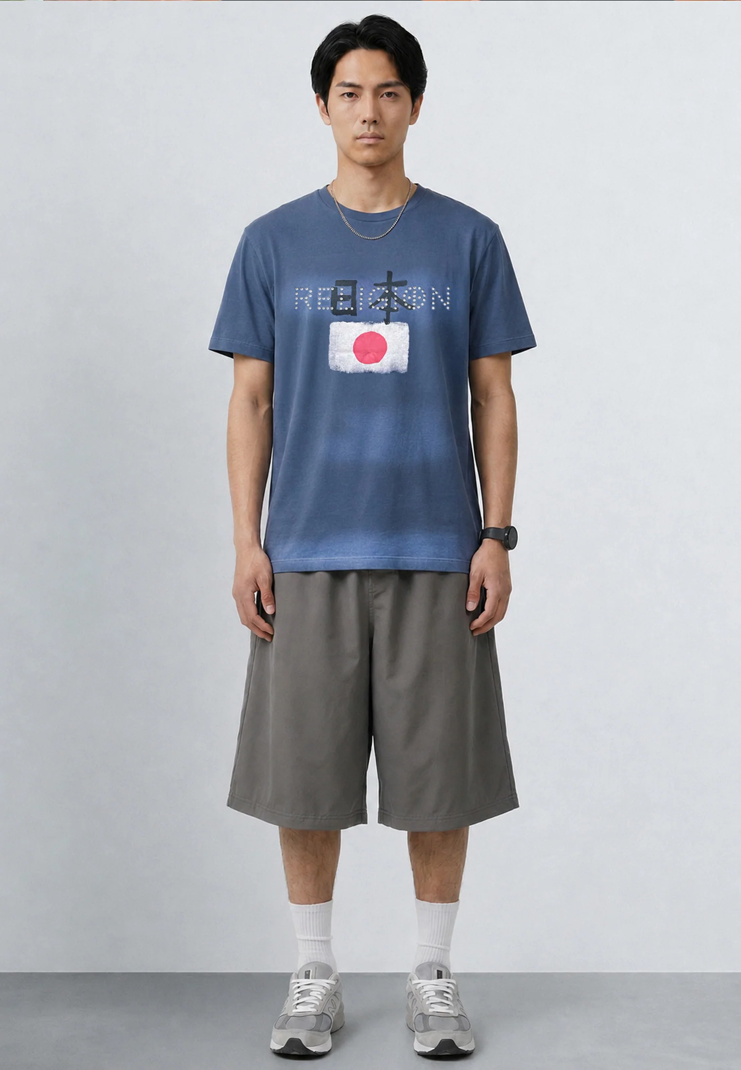 JAPAN T-SHIRT BRIGHT BLUE - Image 3