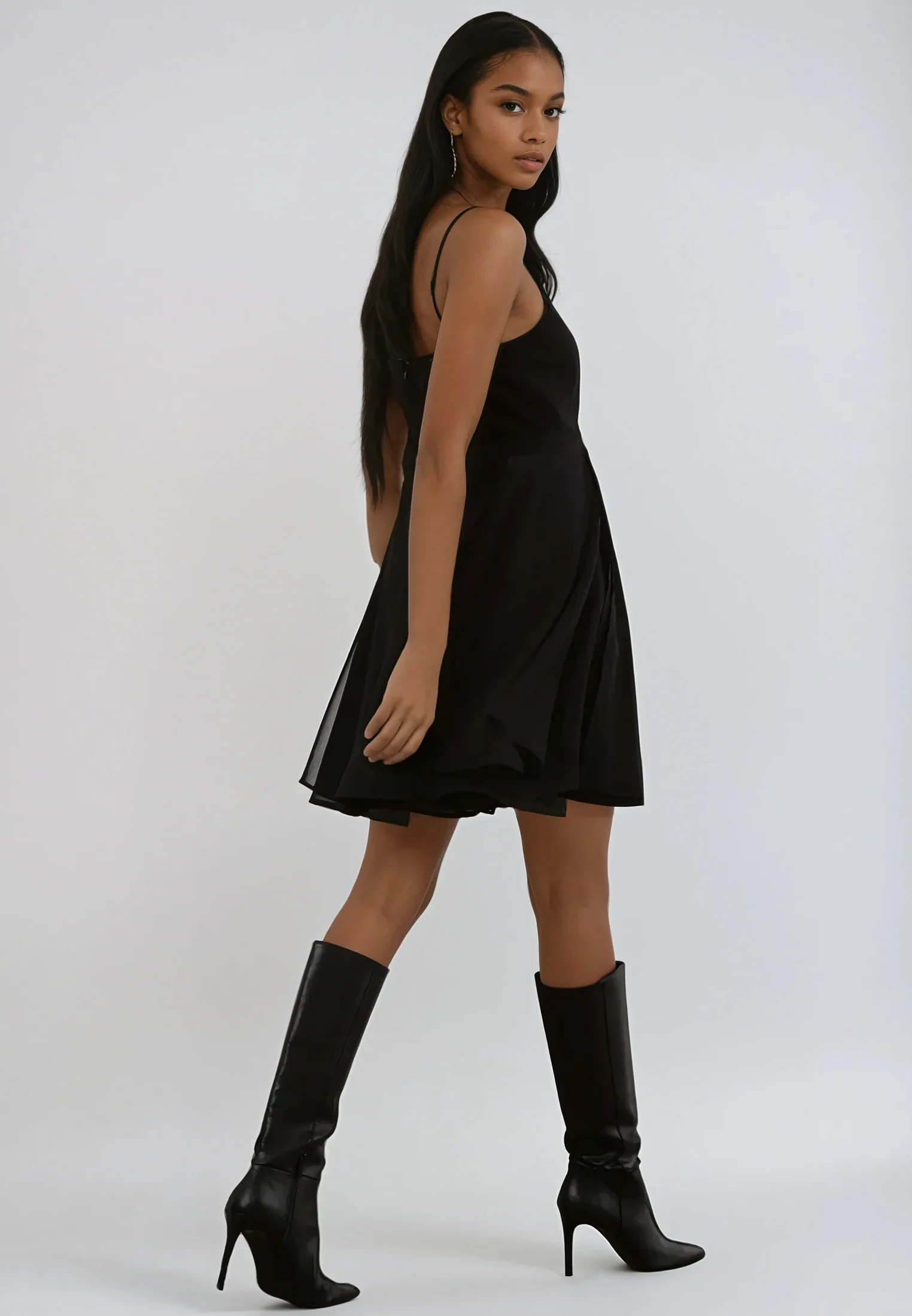 JEWEL MINI DRESS BLACK - Image 4
