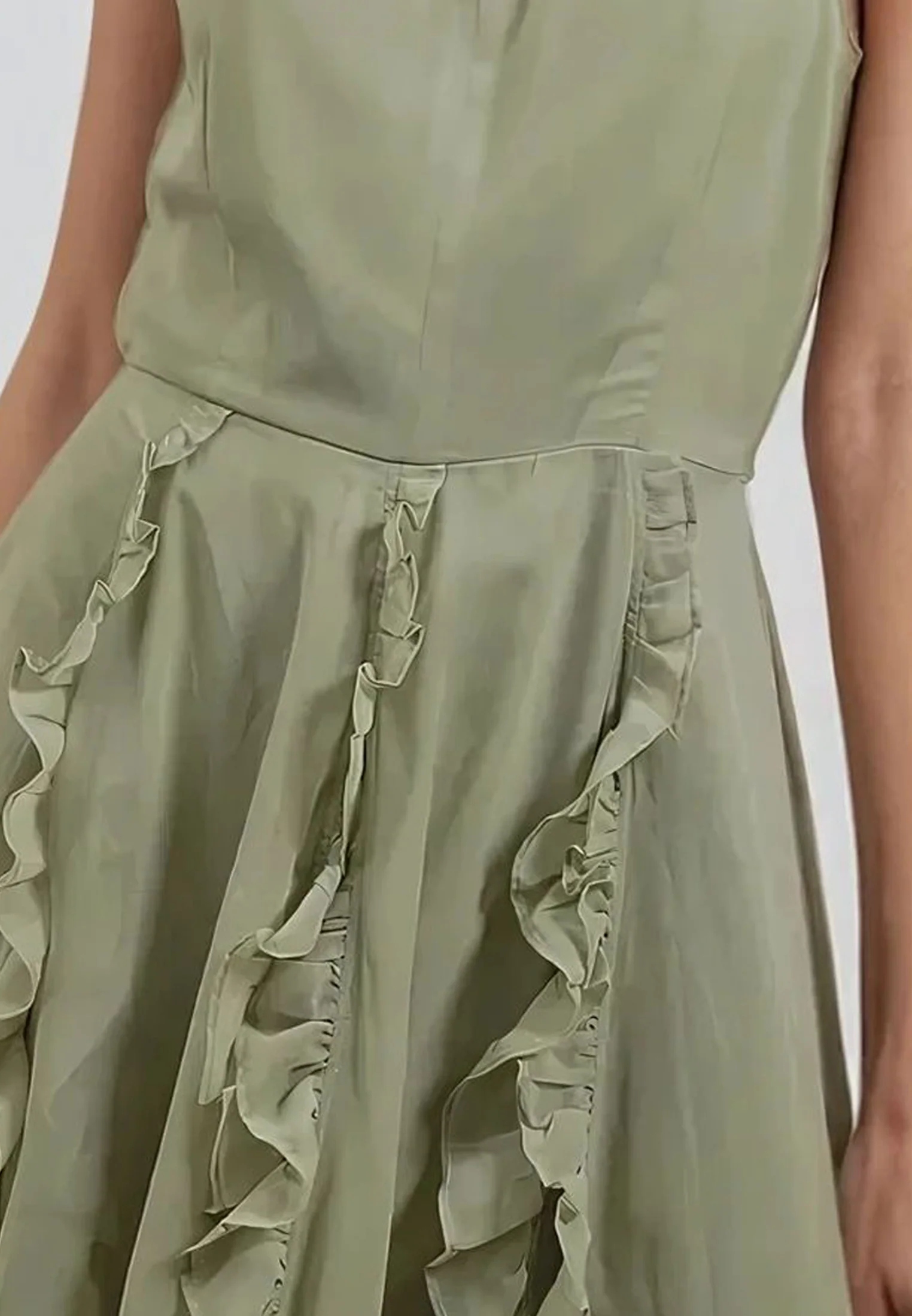 KATE MAXI DRESS APPLE GREEN - Image 2