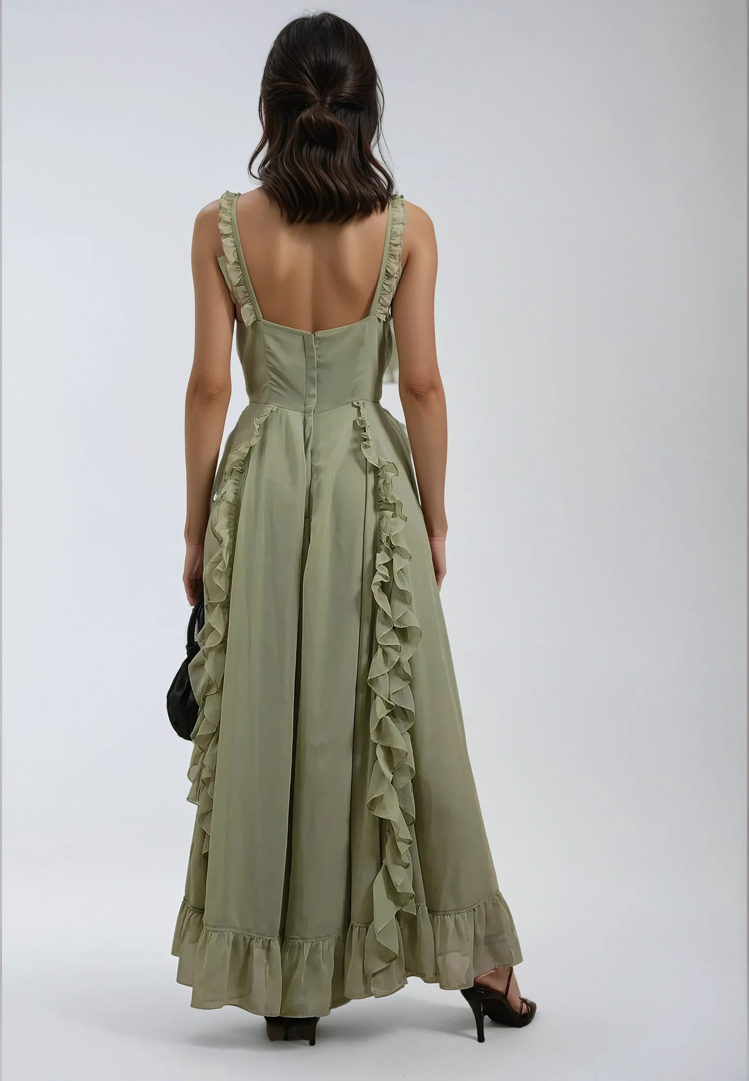 KATE MAXI DRESS APPLE GREEN - Image 6