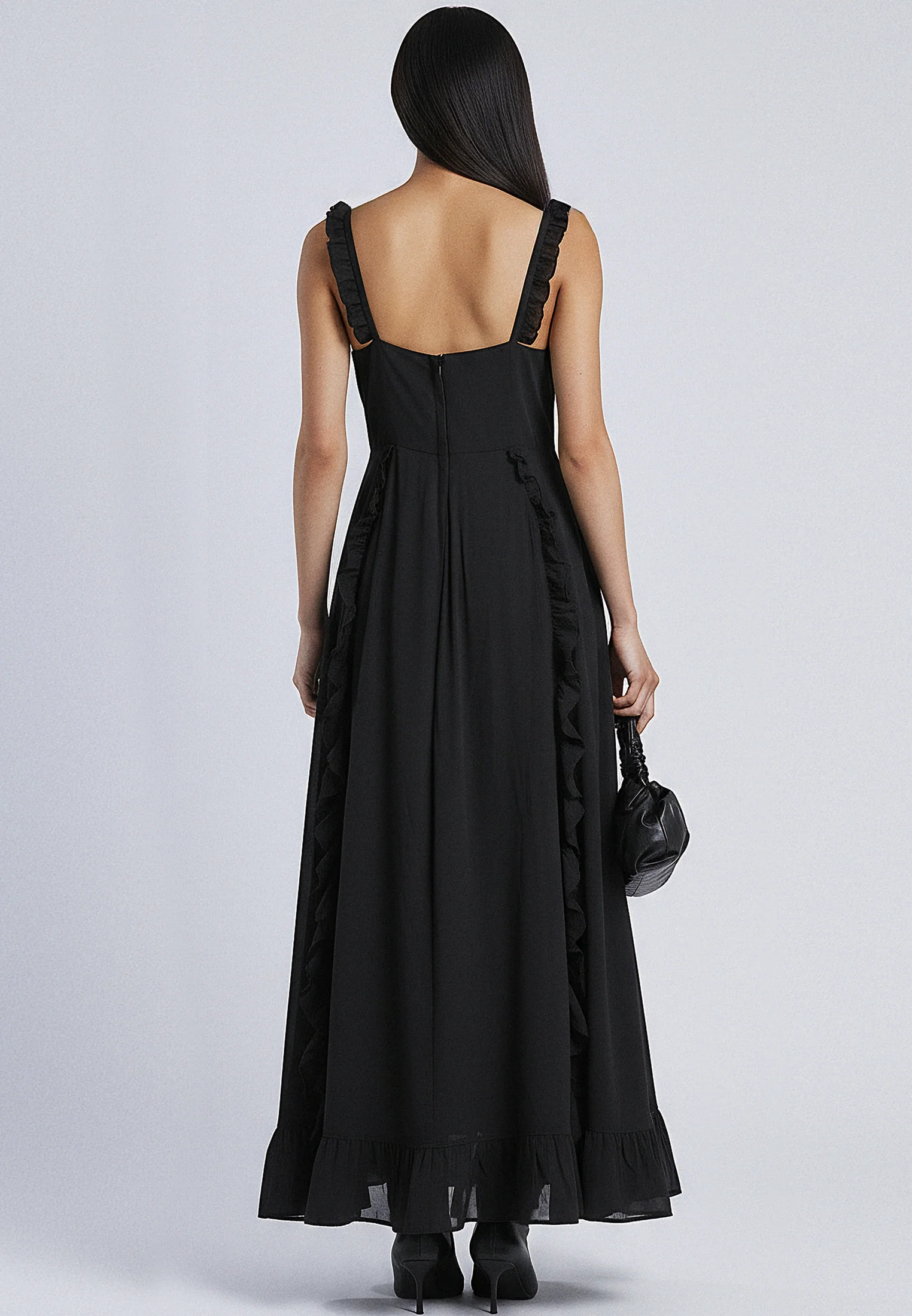 KATE MAXI DRESS BLACK - Image 3