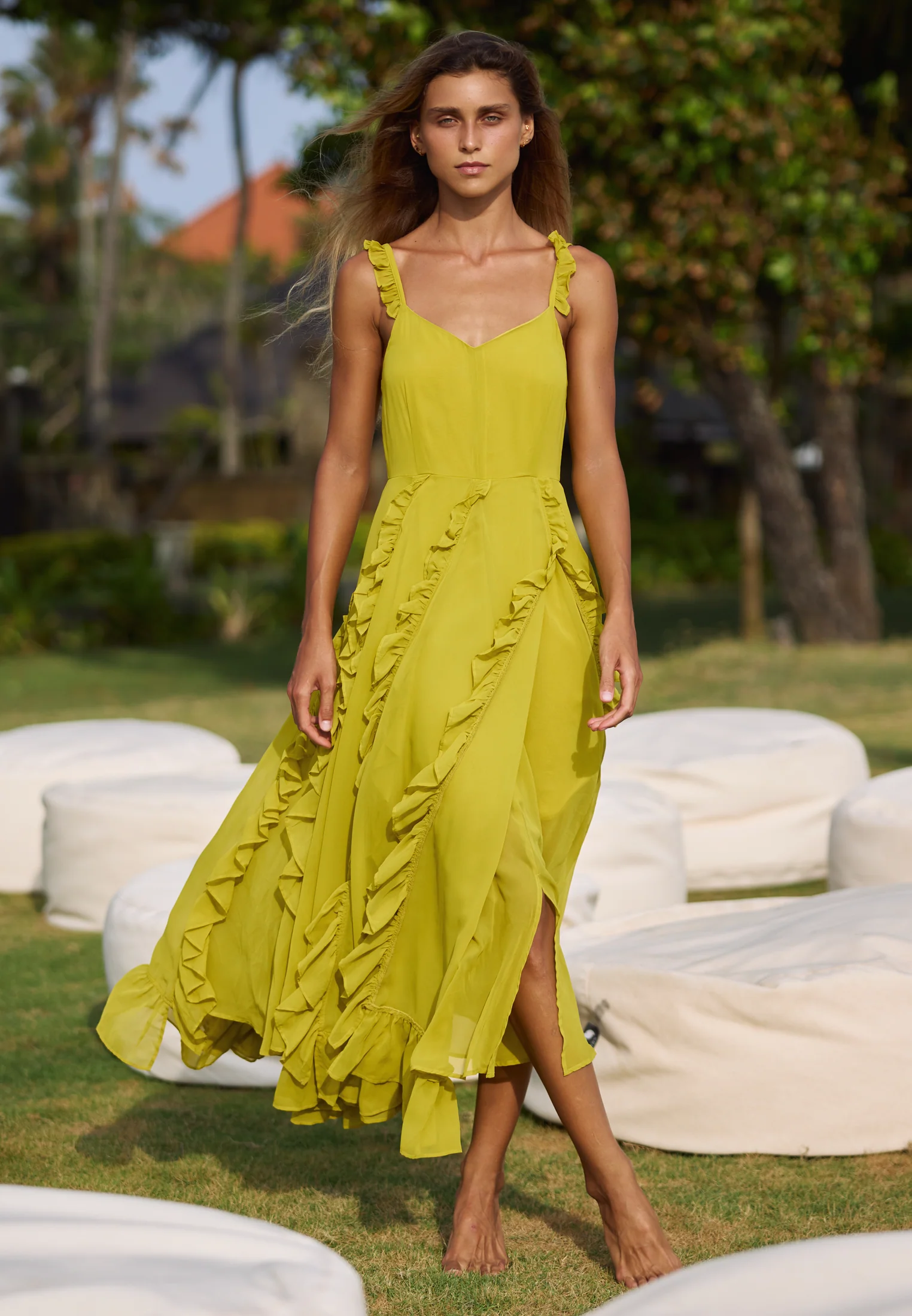 KATE MAXI DRESS YELLOW - Image 6