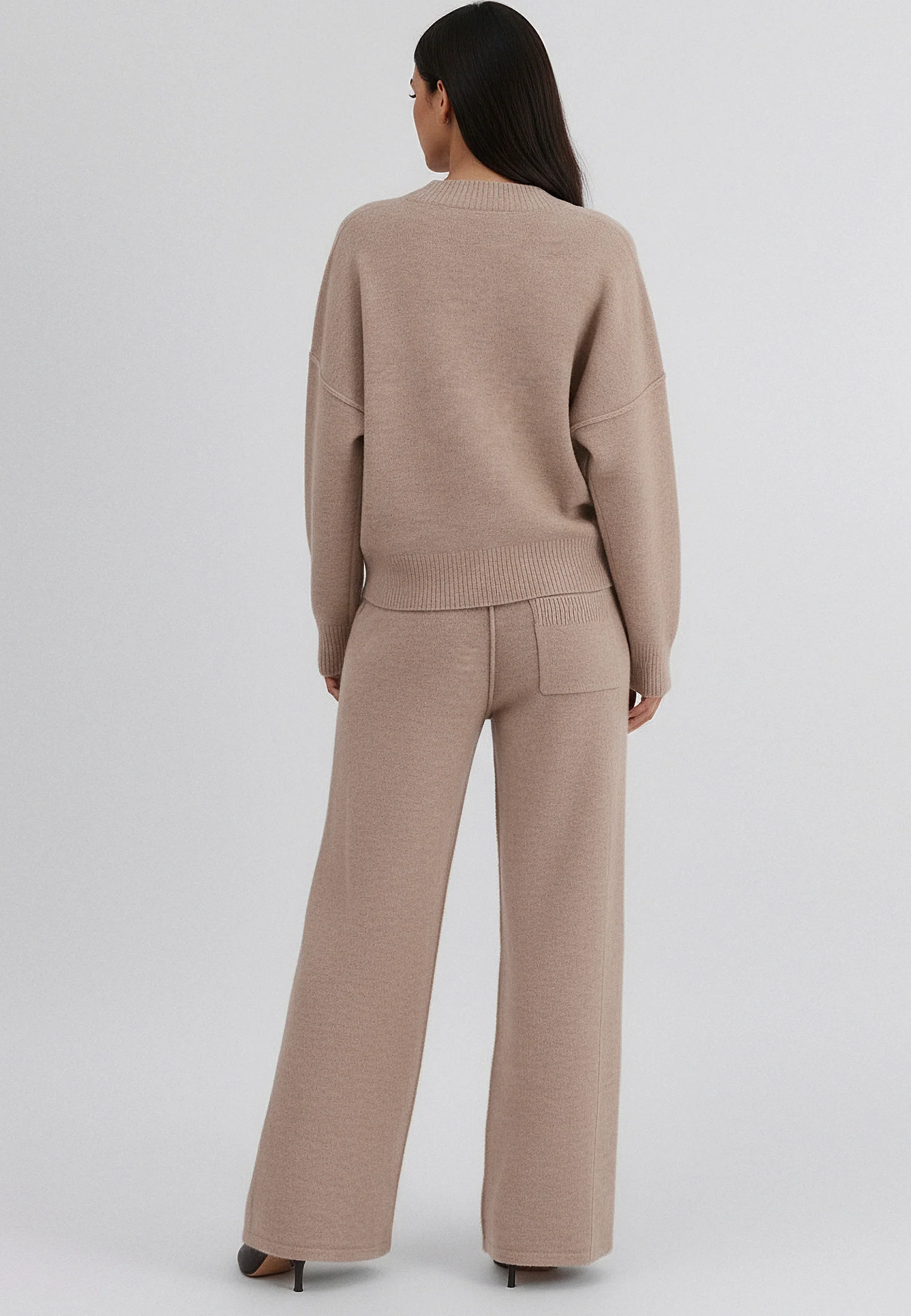 KNIT JUMPER BEIGE - Image 3