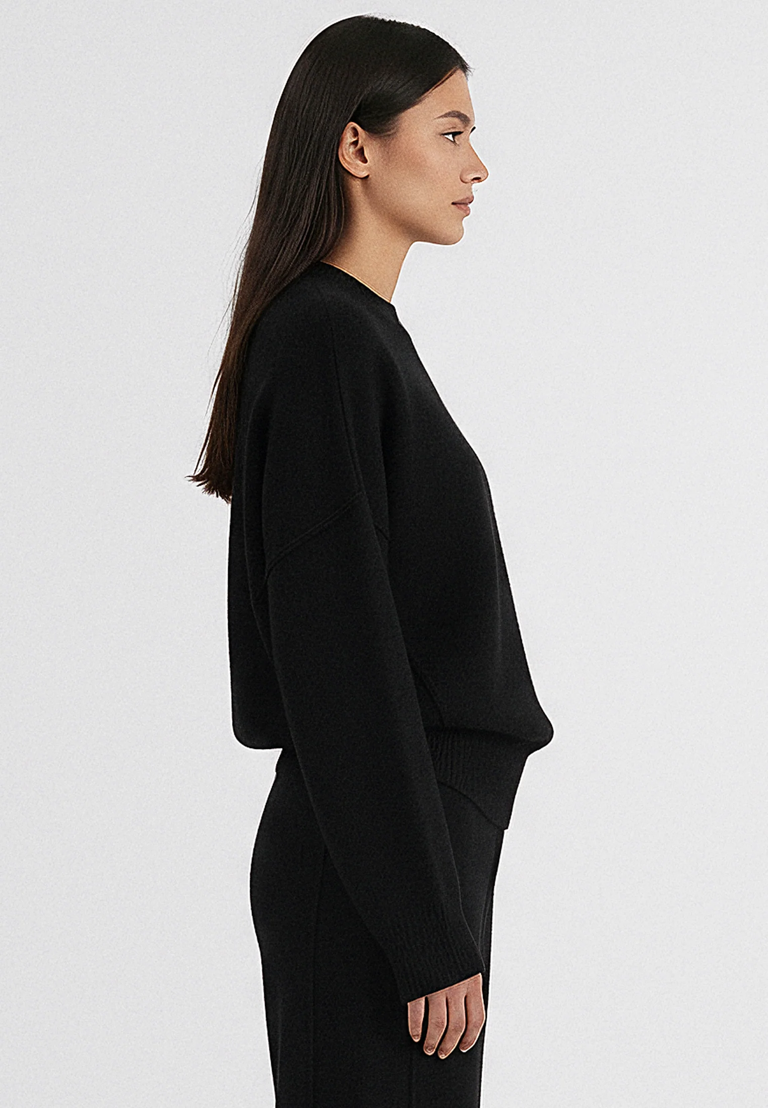 KNIT JUMPER BLACK - Image 3