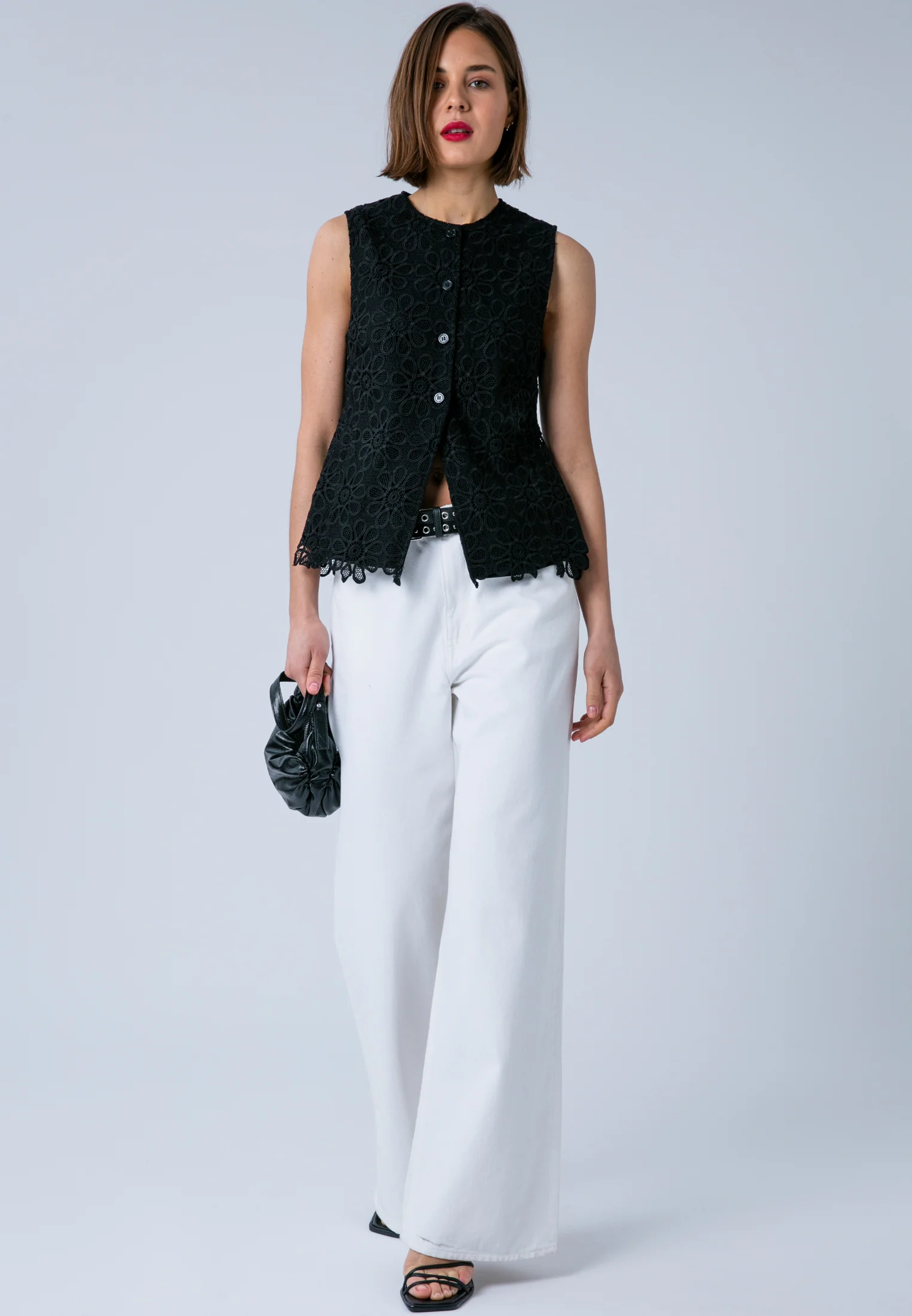 ELLIE WAISTCOAT BLACK - Image 2