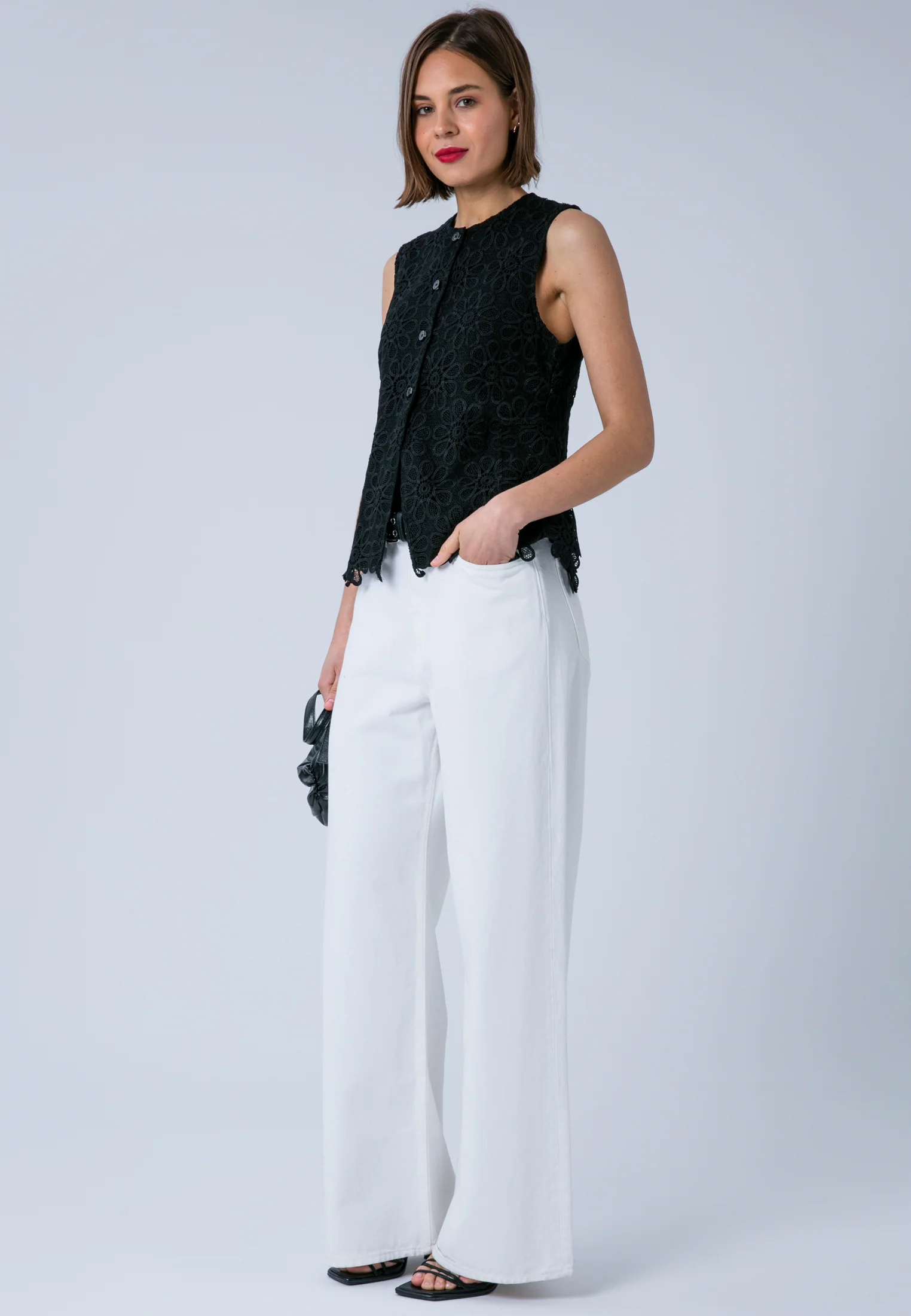ELLIE WAISTCOAT BLACK - Image 3