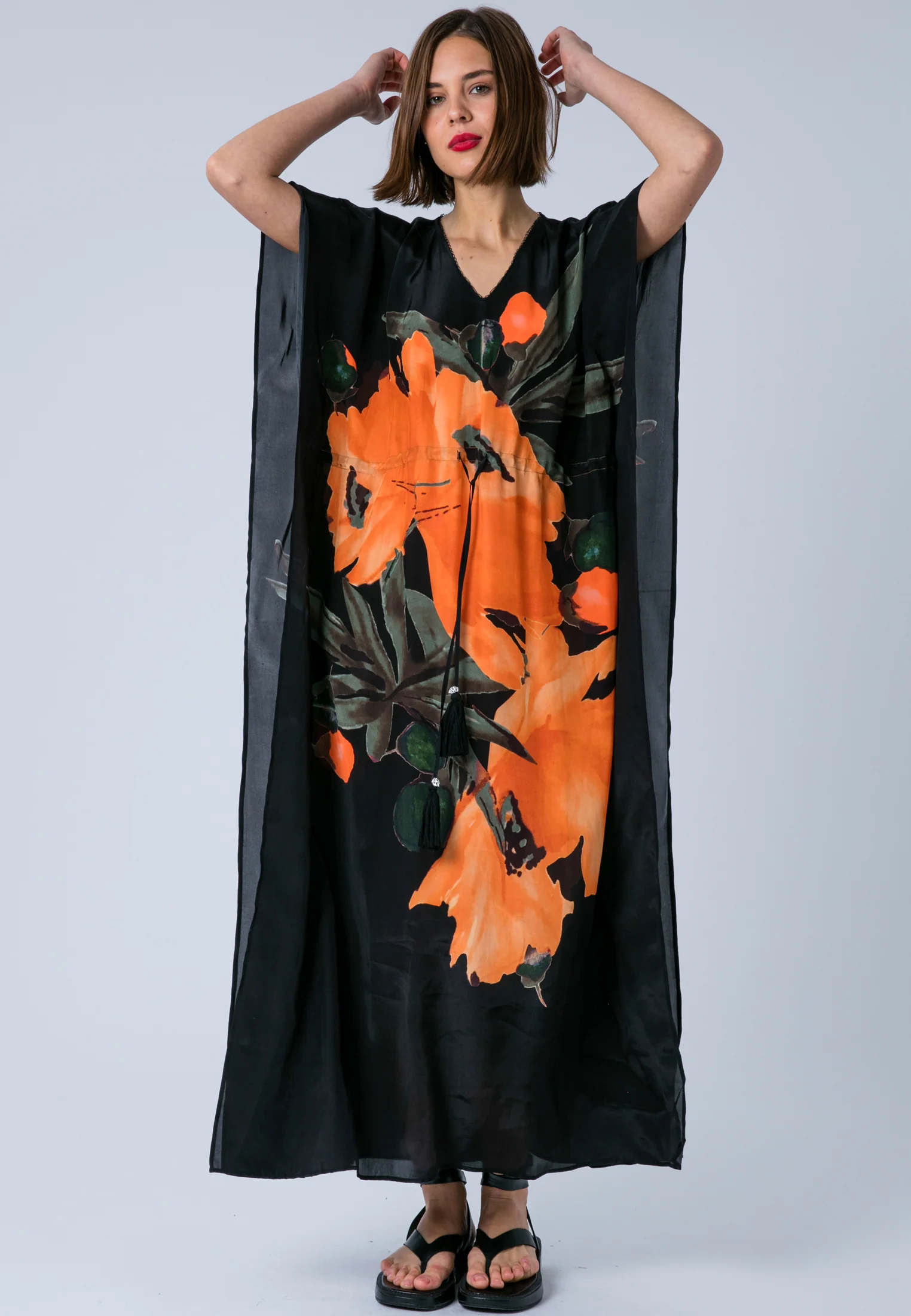 ELINA KAFTAN PRIME ORANGE FLOWER - Image 5