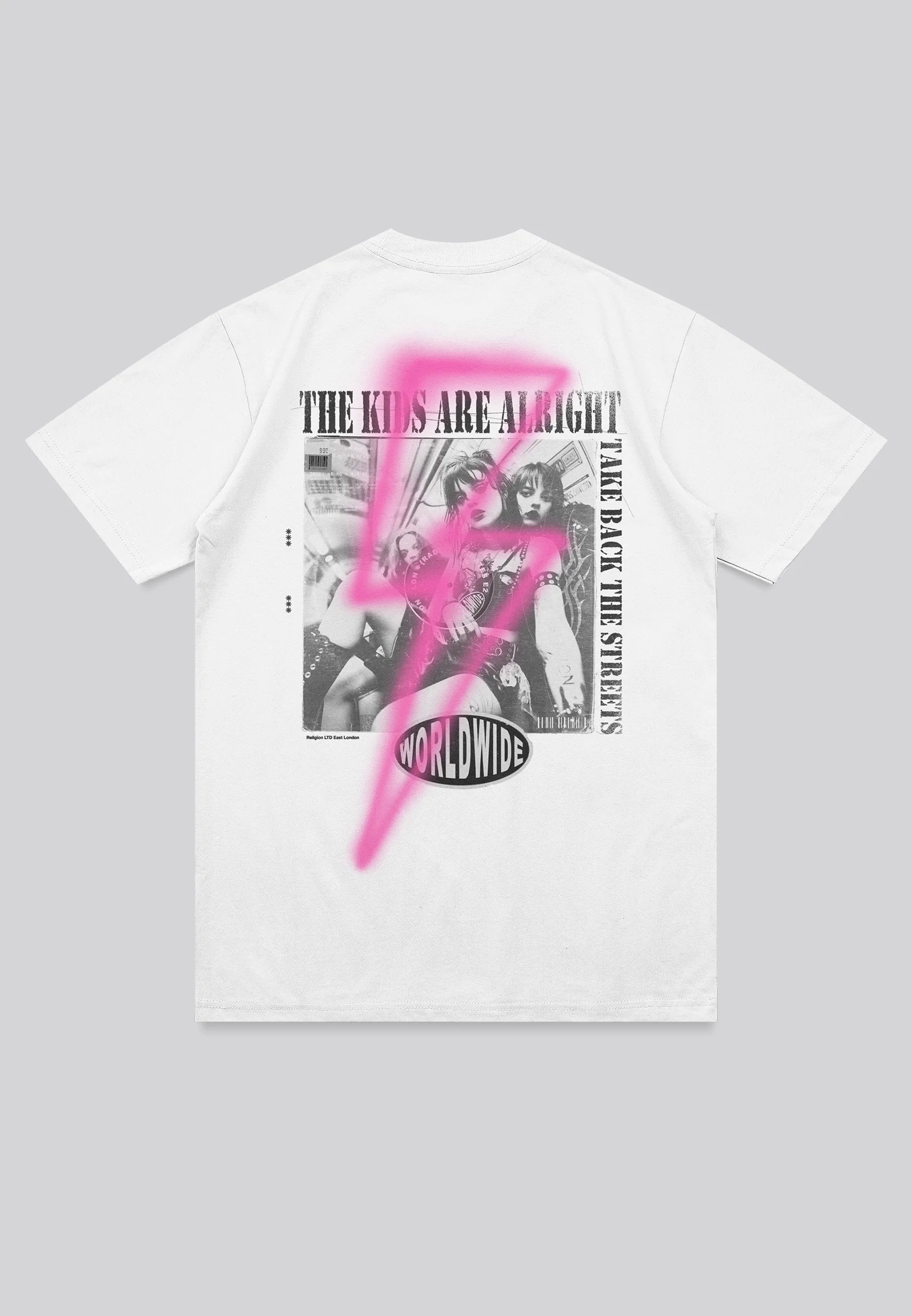 LIGHTNING BOLT T-SHIRT WHITE - Image 5