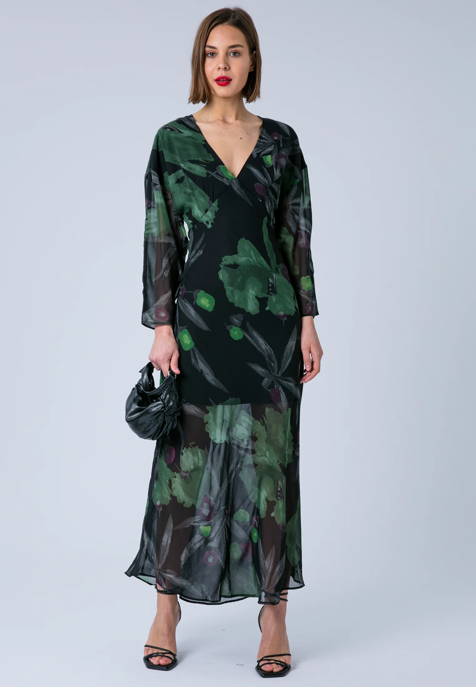 LILY MAXI DRESS PRIME FOREST GREEN - Image 2