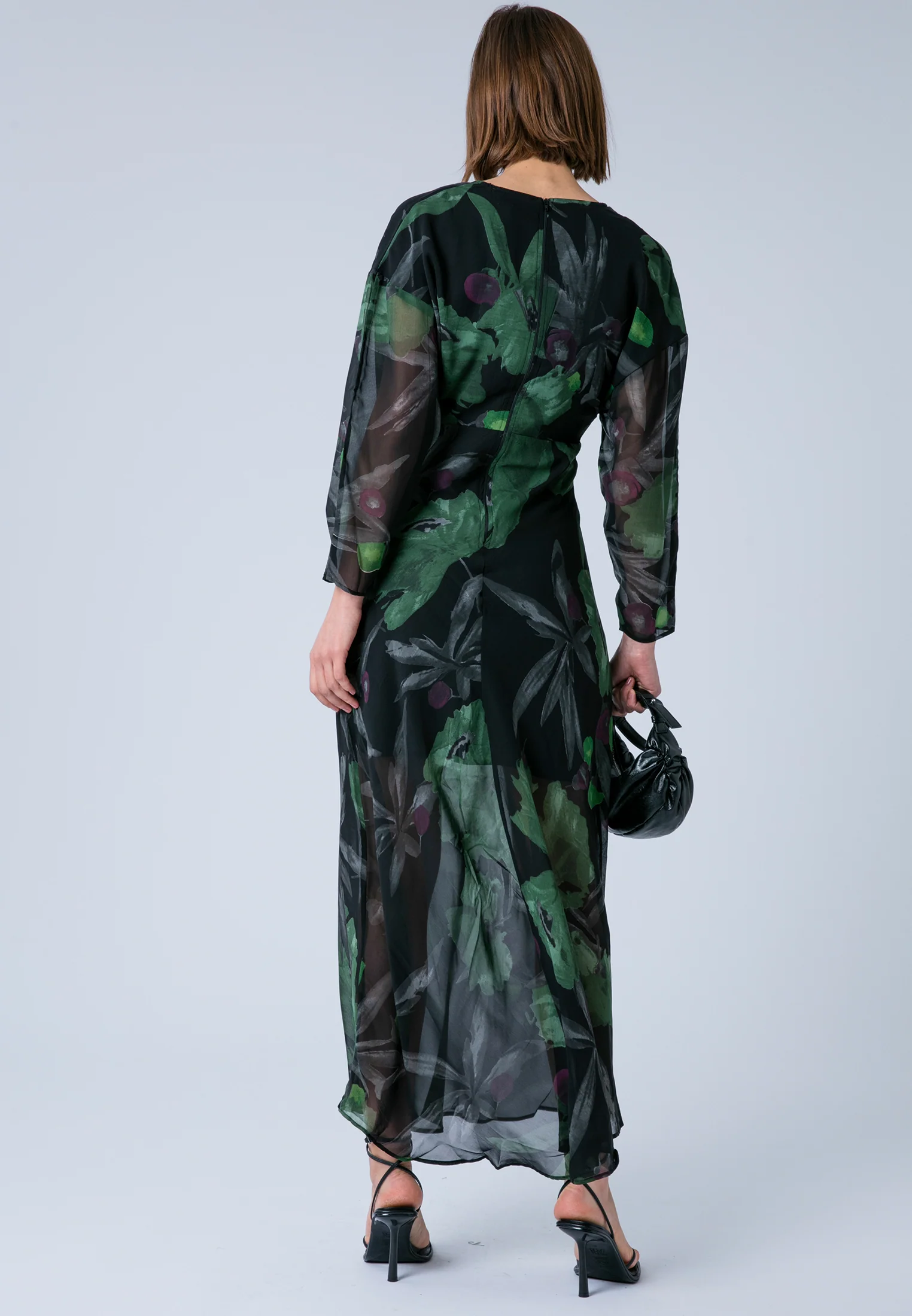 LILY MAXI DRESS PRIME FOREST GREEN - Image 3