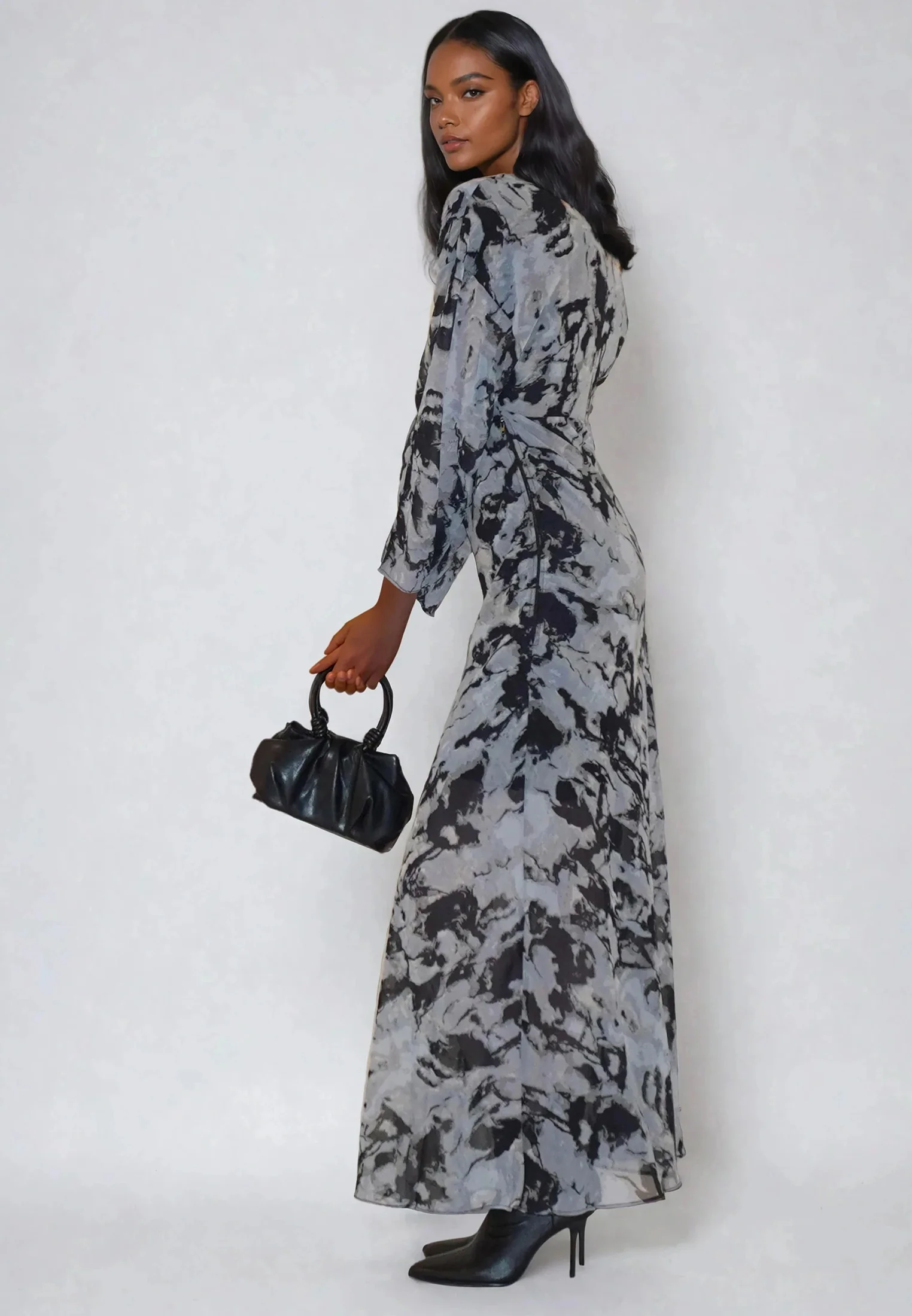 LILY MAXI DRESS SOLVENT BRINDLE - Image 4