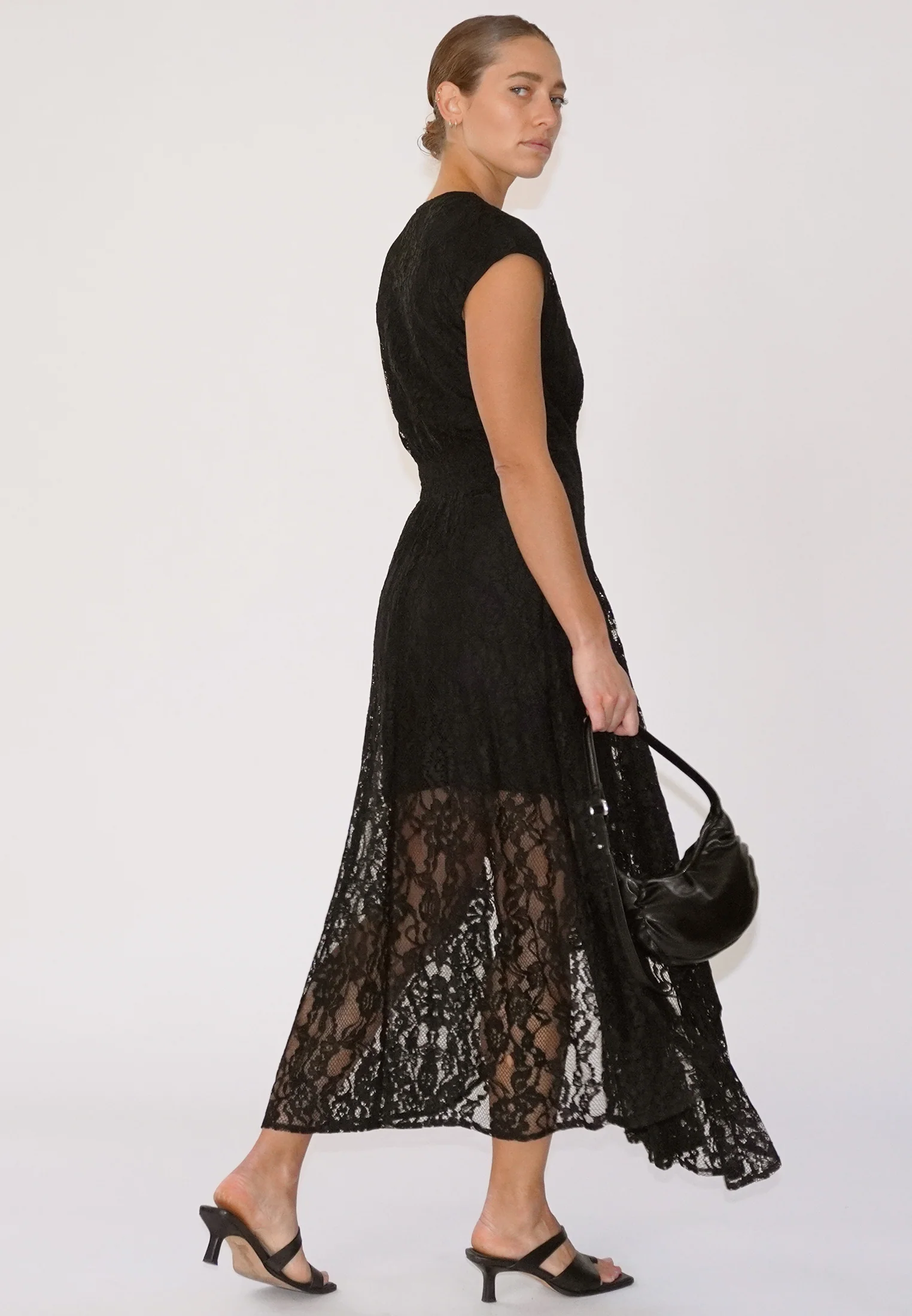 LILY DRESS BLACK - Image 3