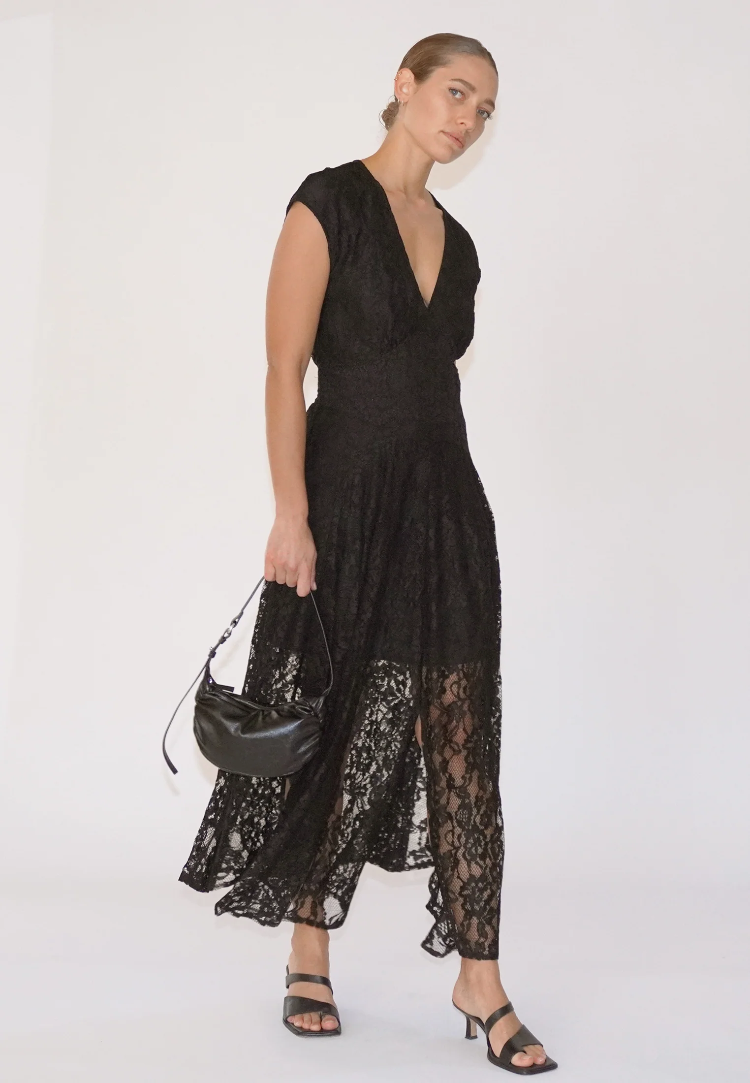 LILY DRESS BLACK - Image 4