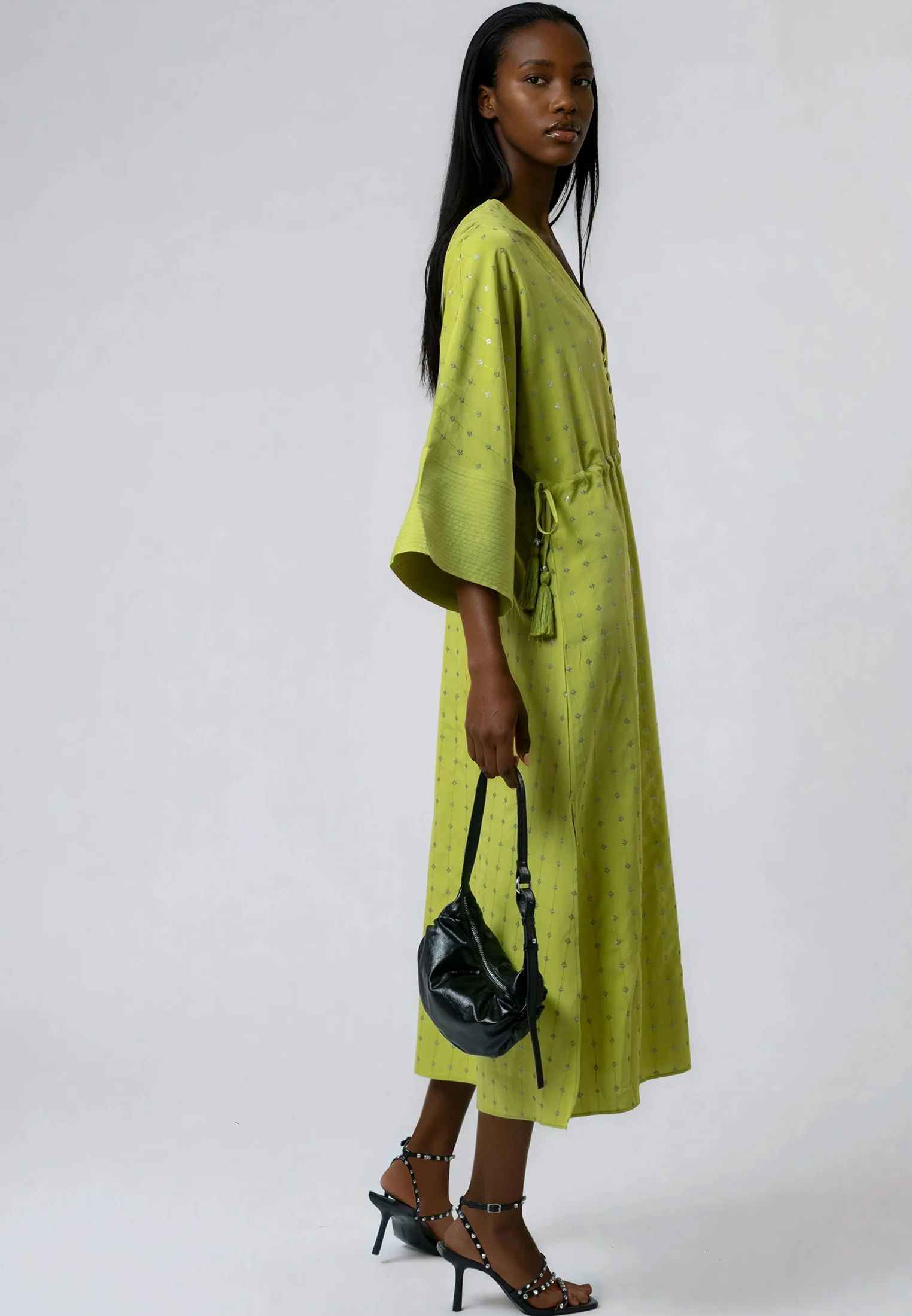 HELENA KAFTAN LIME GREEN