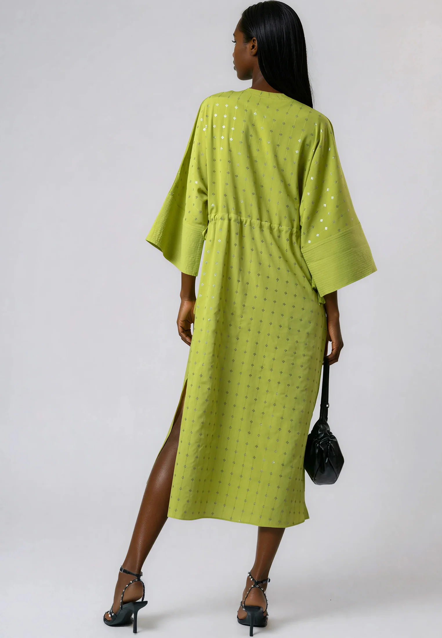 HELENA KAFTAN LIME GREEN - Image 4