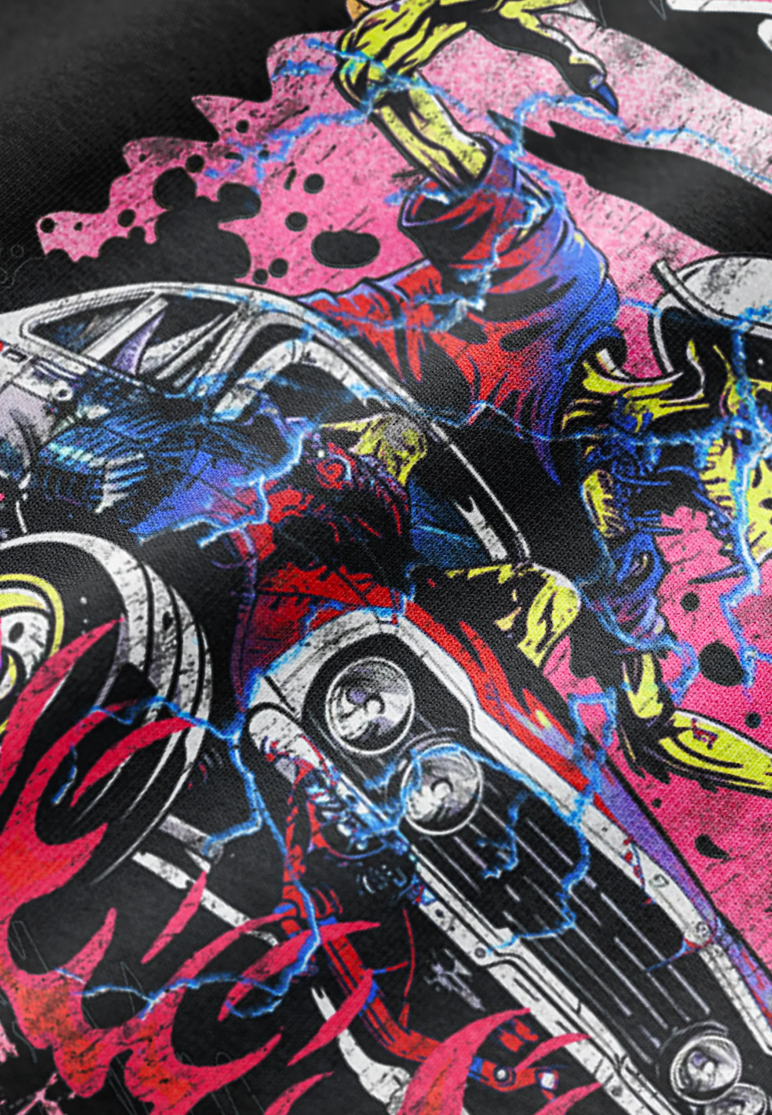 LIVE FAST T-SHIRT JET BLACK - Image 7