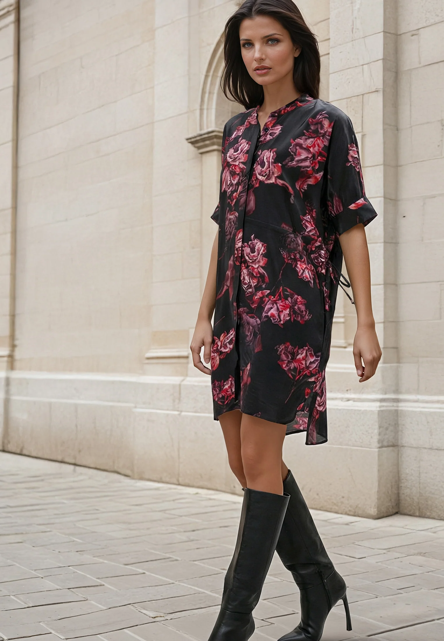 LOLA TUNIC FADE RED - Image 4