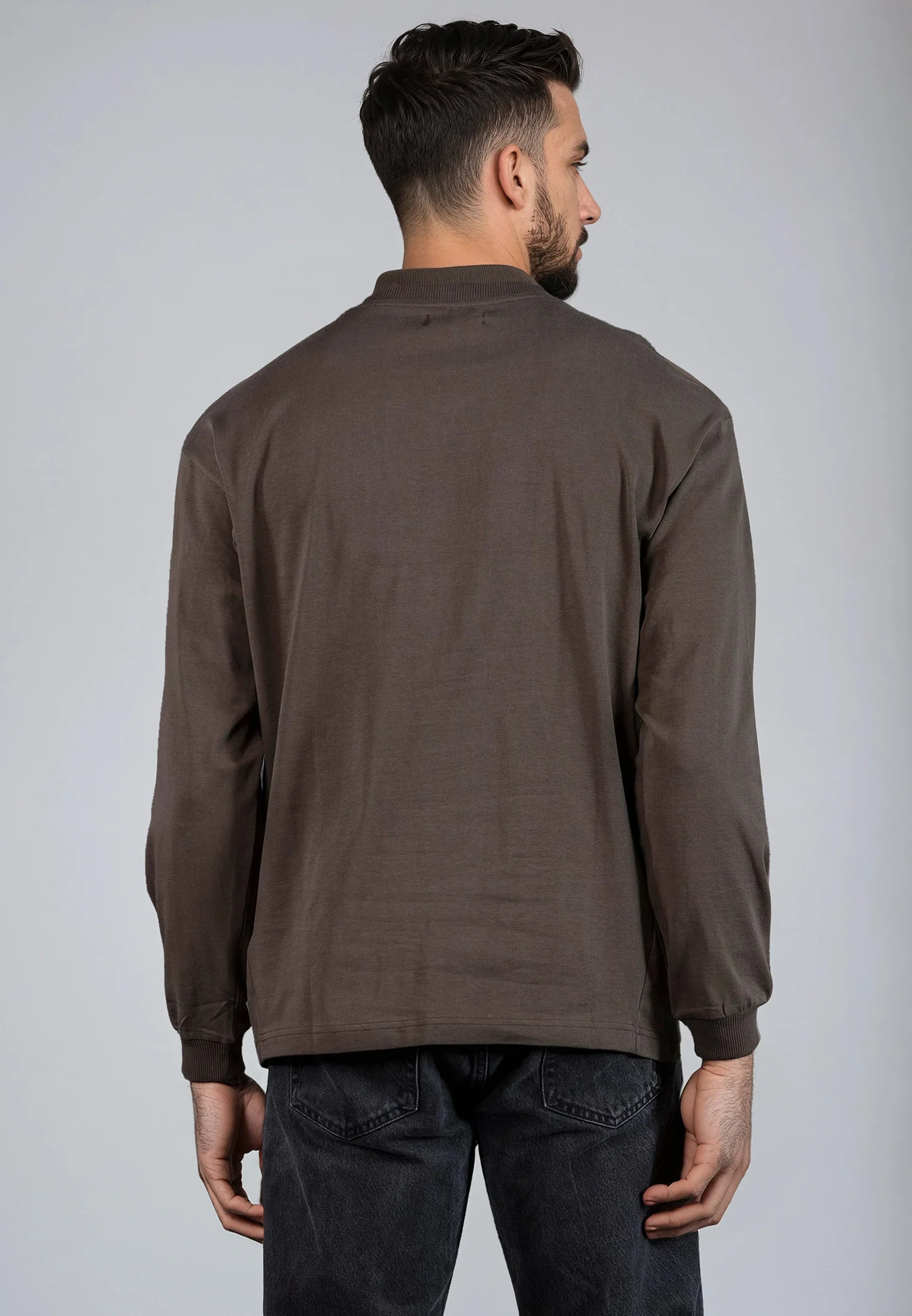 HEAVYWEIGHT LS POCKET T-SHIRT DESERT TAUPE - Image 5