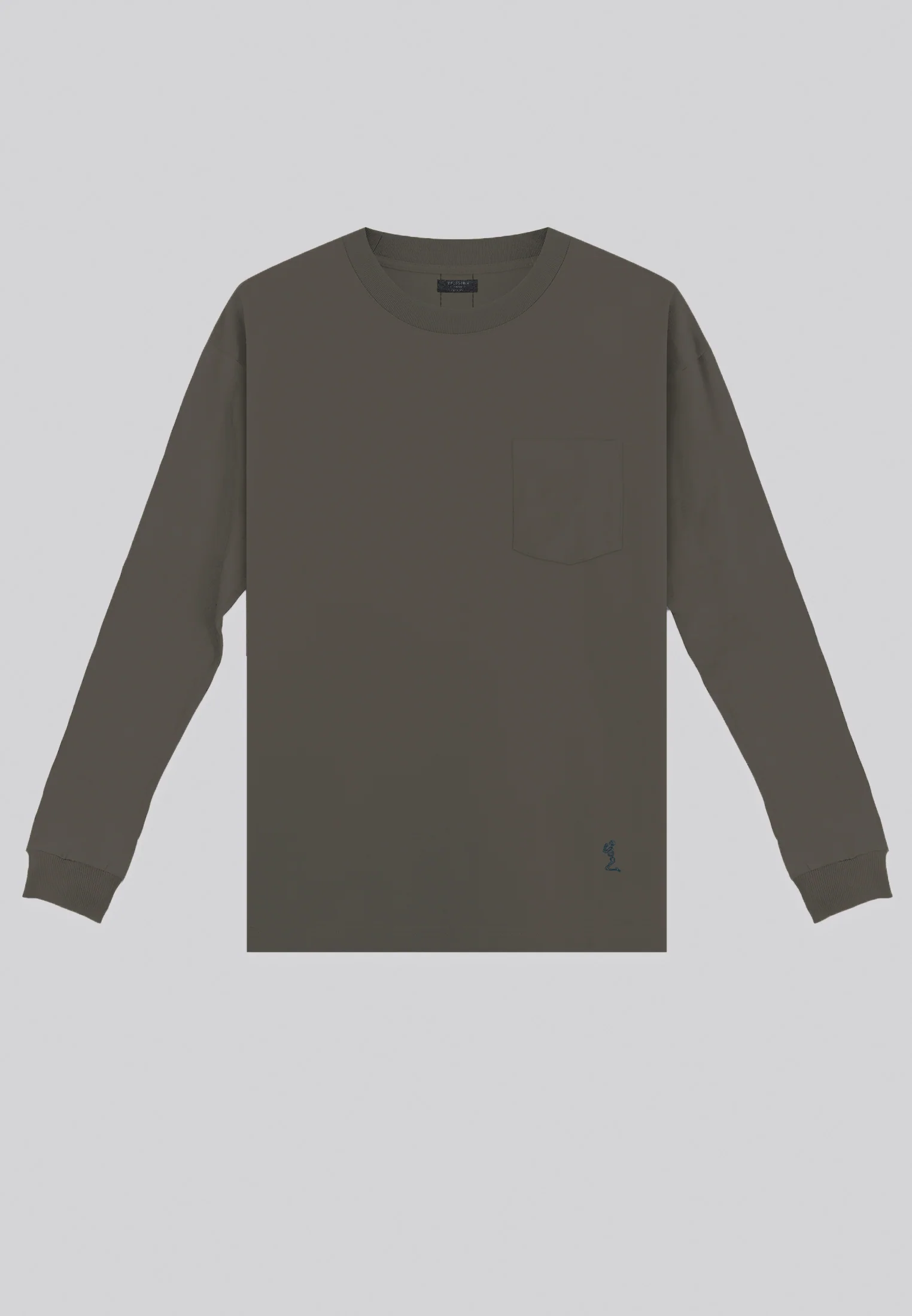 HEAVYWEIGHT LS POCKET T-SHIRT DESERT TAUPE - Image 8