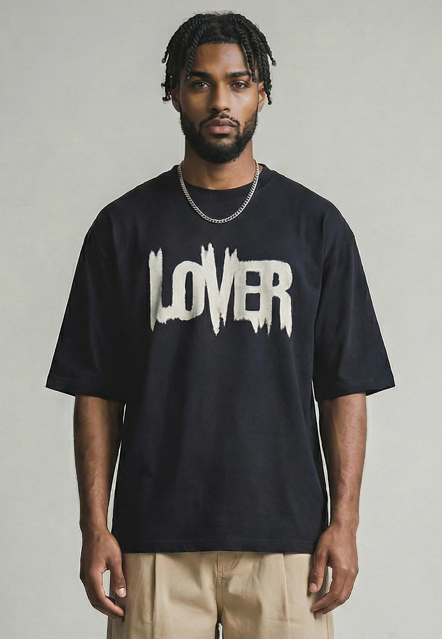 LOVER T-SHIRT BLACK - Image 2