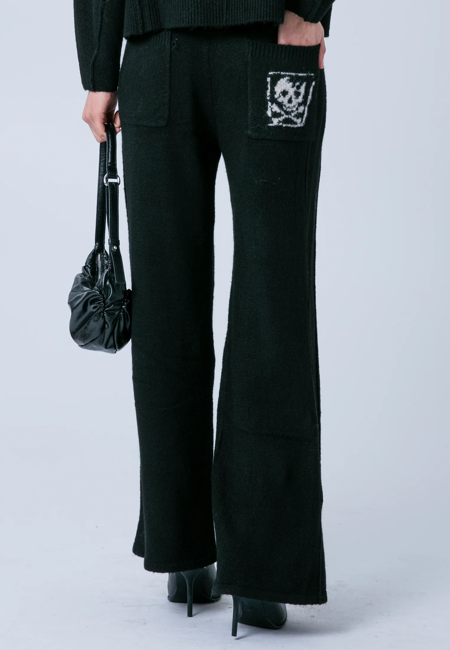 LUSCIOUS KNITTED PANT BLACK - Image 5