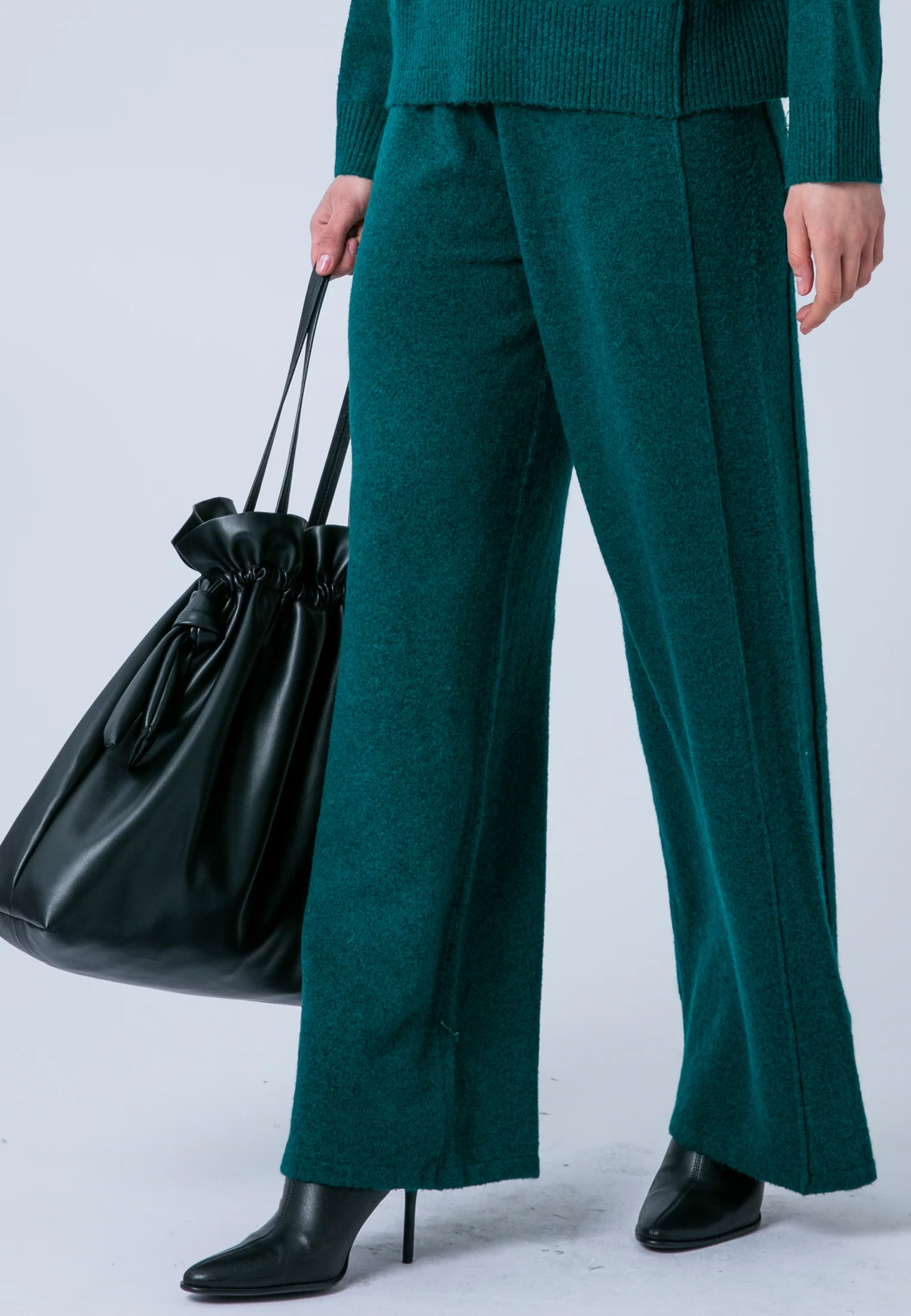 LUSCIOUS KNITTED PANT FOREST GREEN - Image 6