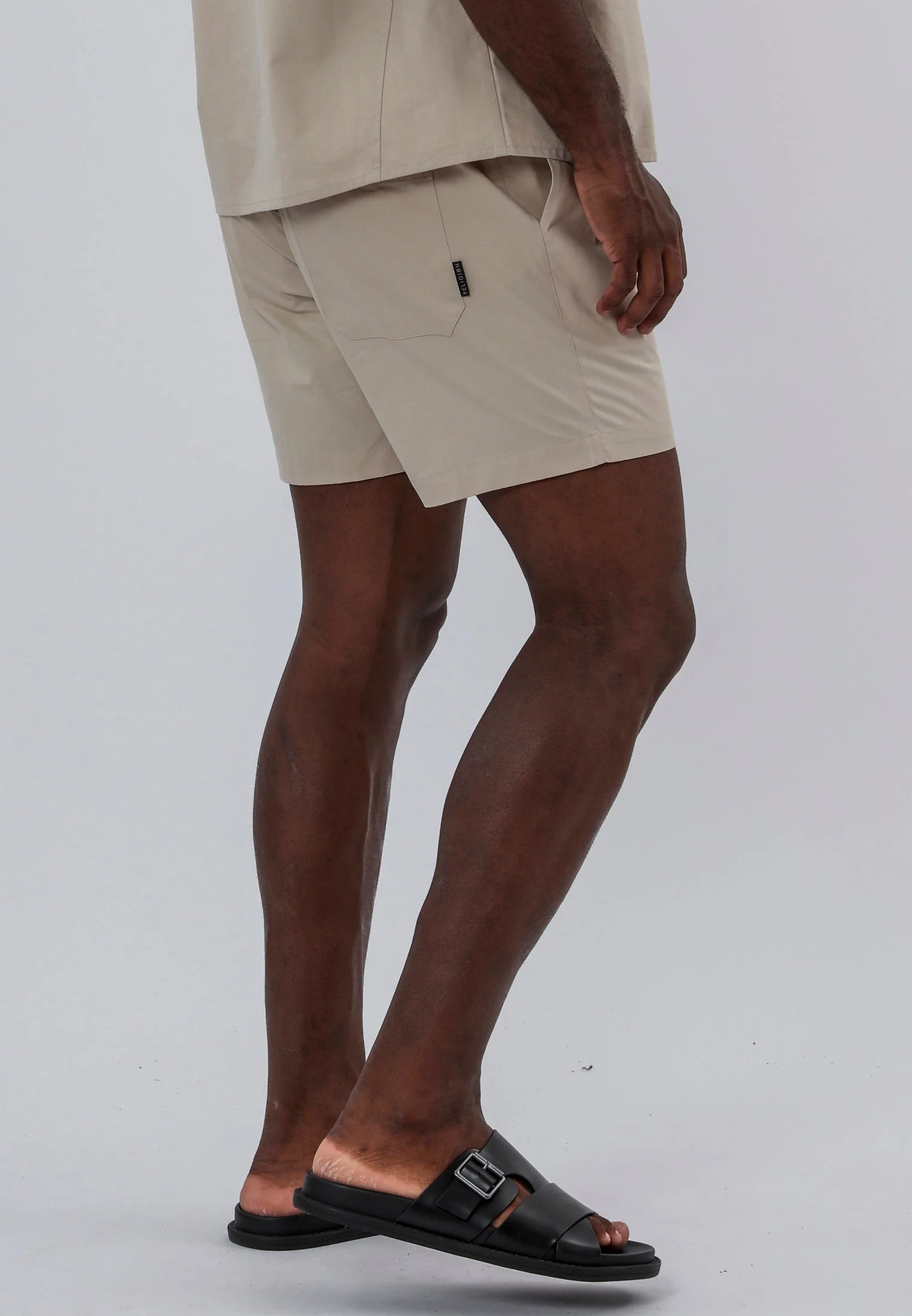 MARBELLA ELASTICATED HOLIDAY SHORTS DUNE - Image 5