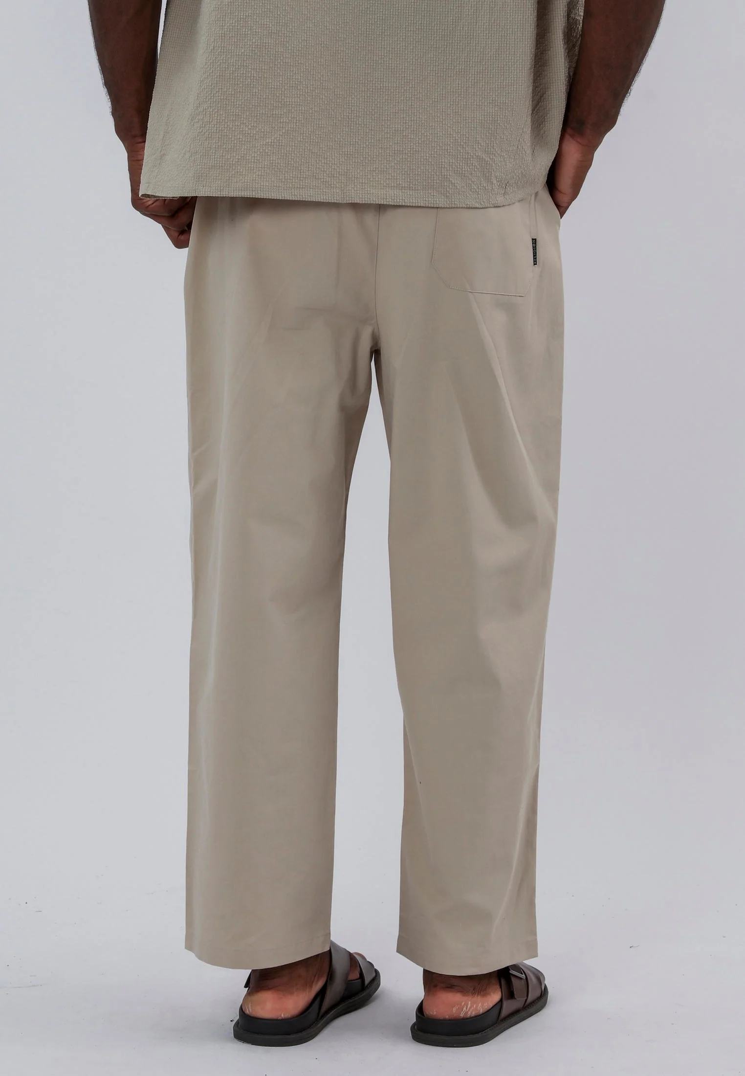 MARBELLA PLEATED HOLIDAY TROUSERS DUNE - Image 3