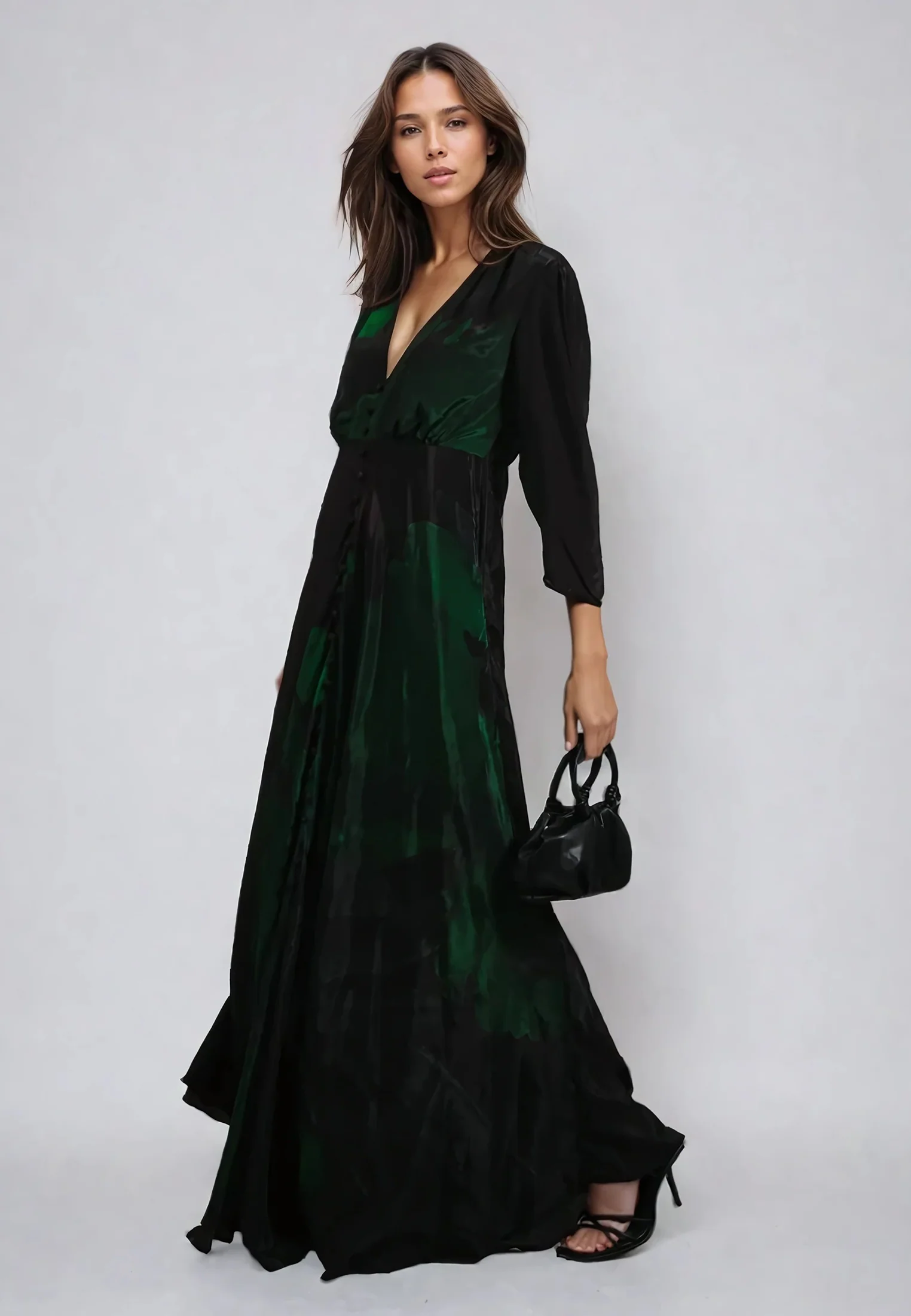 MARYAM MAXI DRESS PRIME GREEN - Image 3