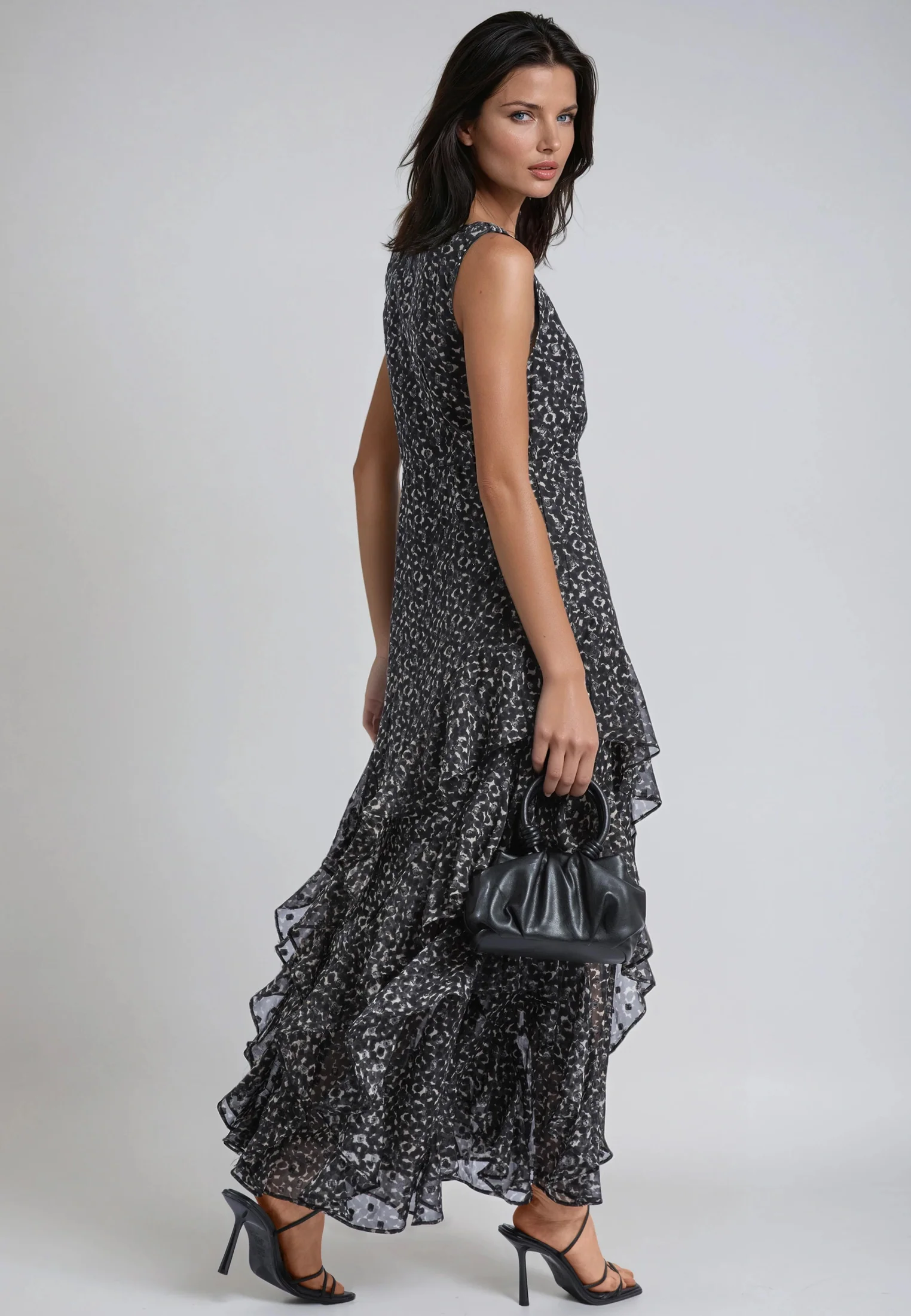 MAYA MAXI DRESS BLEND POLKADOT PRINT