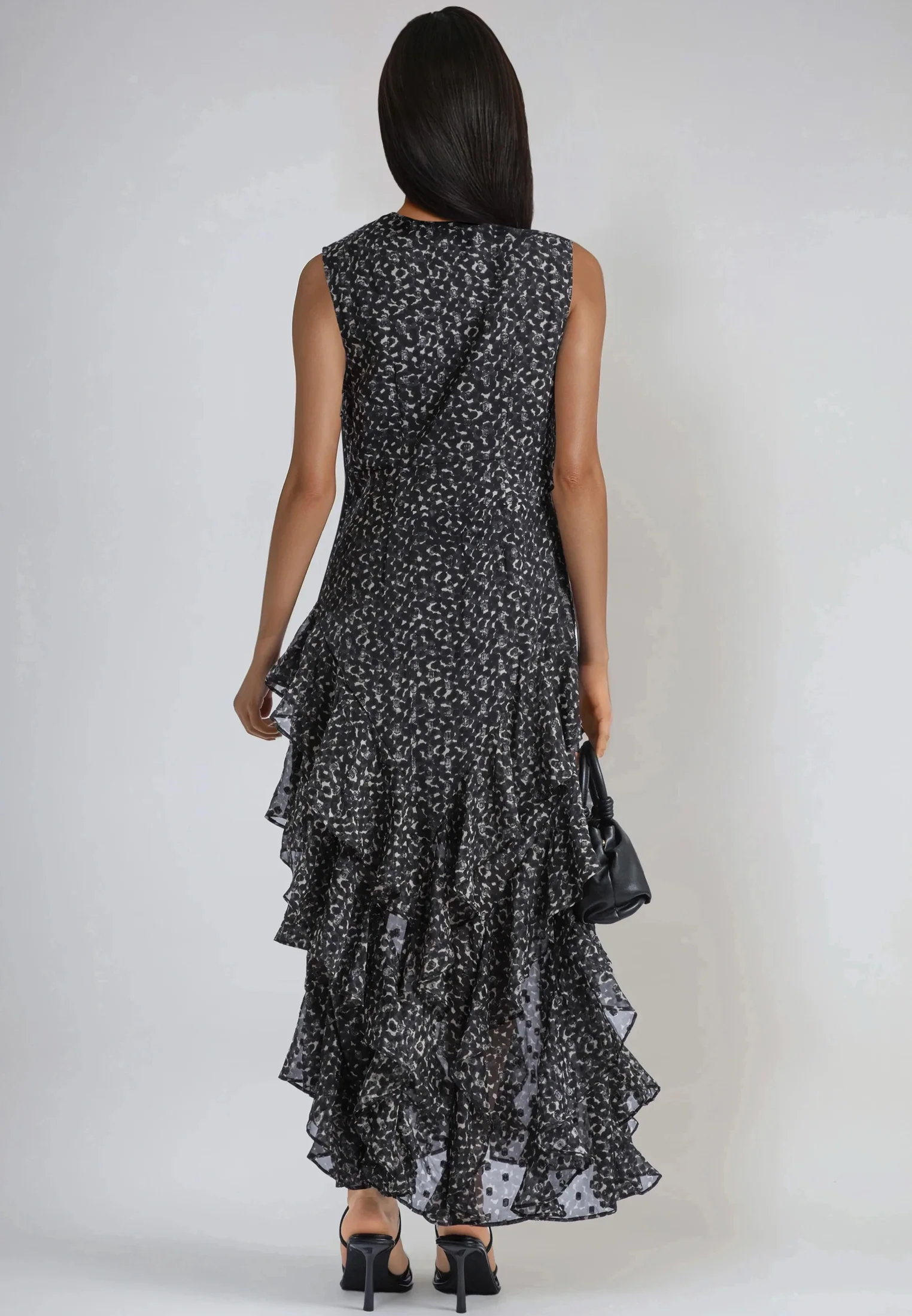 MAYA MAXI DRESS BLEND POLKADOT PRINT - Image 4