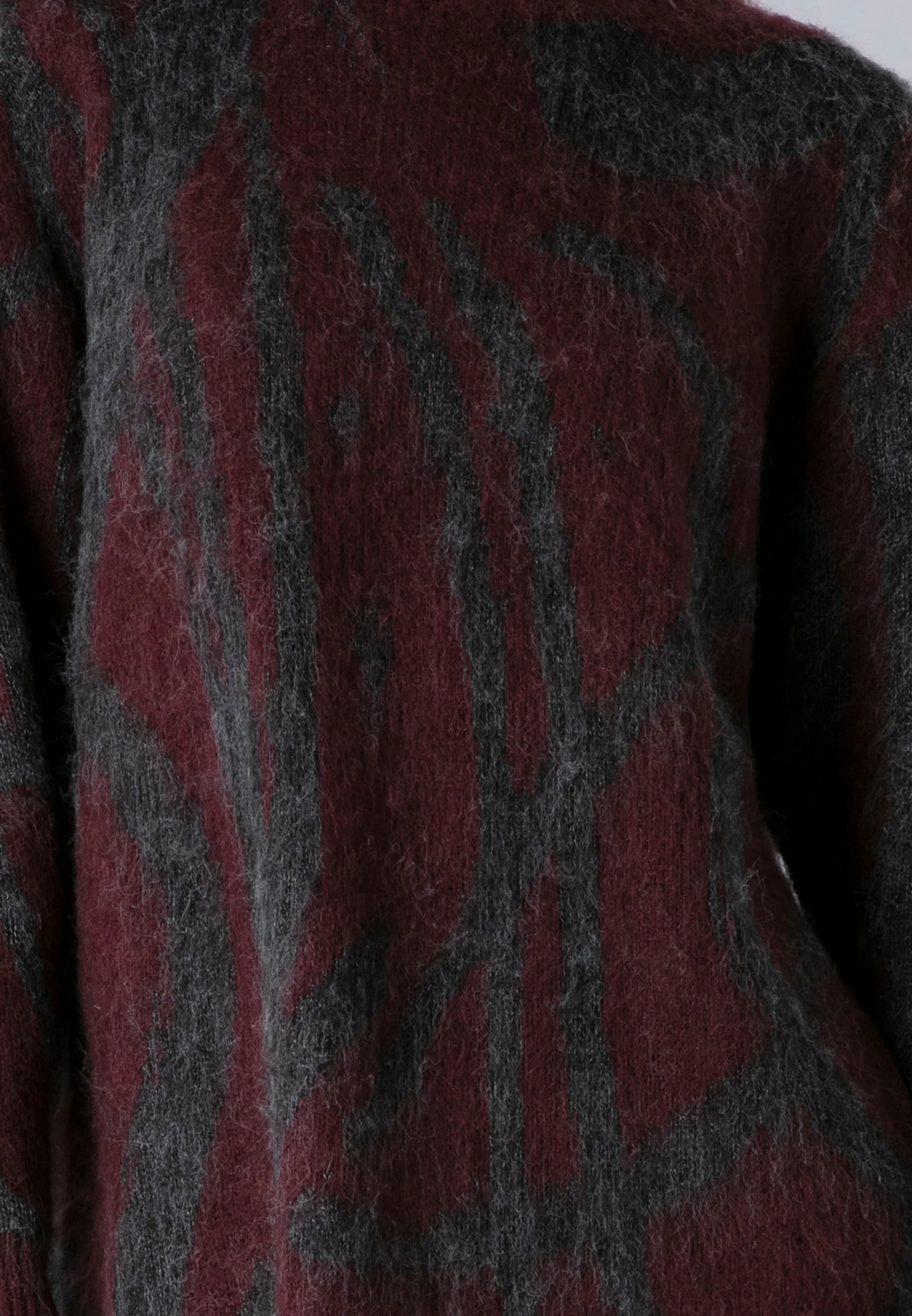 MAYA JUMPER DRESS CHARCOAL & PORT - Image 3