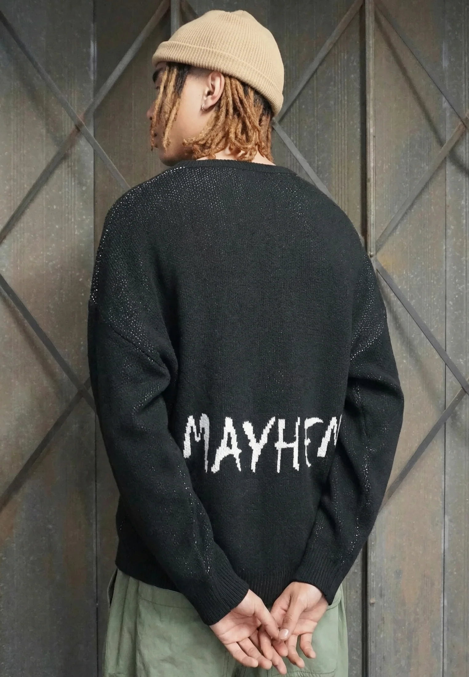 MAYHEM KNIT BLACK - Image 6