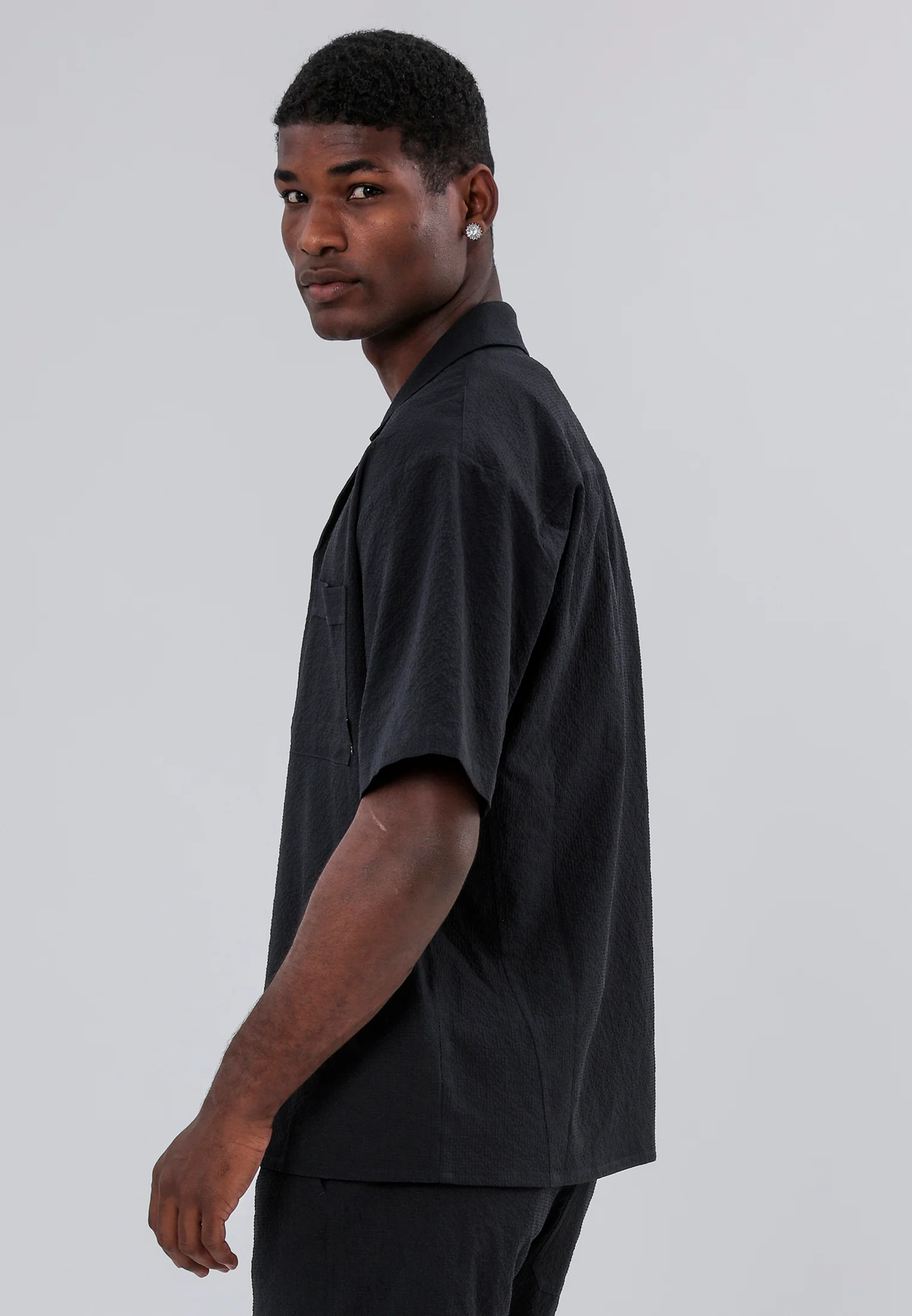 MONACO DOUBLE POCKET HOLIDAY SHIRT MIDNIGHT - Image 5