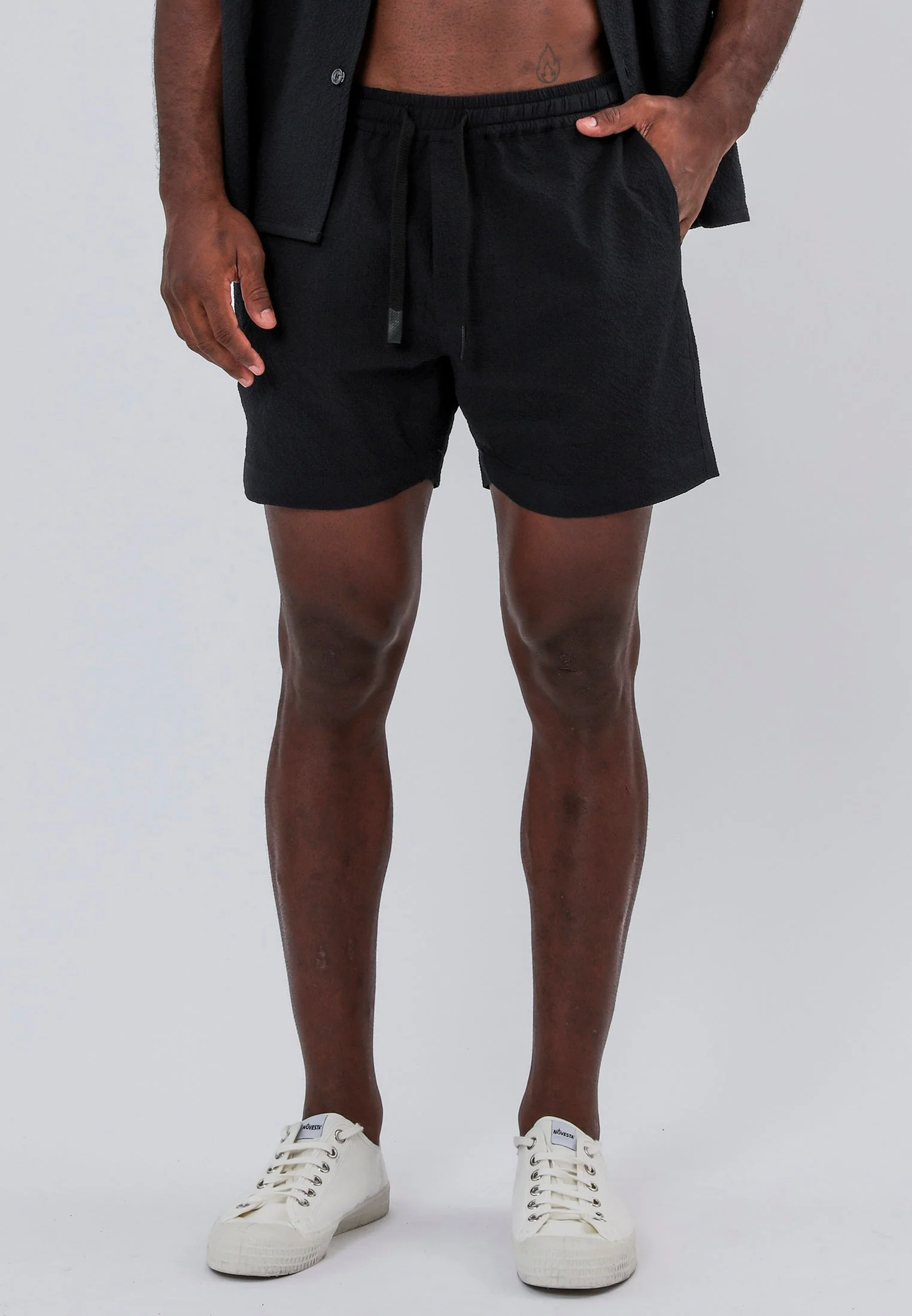 MONACO ELASTICATED CHINO HOLIDAY SHORTS MIDNIGHT - Image 2
