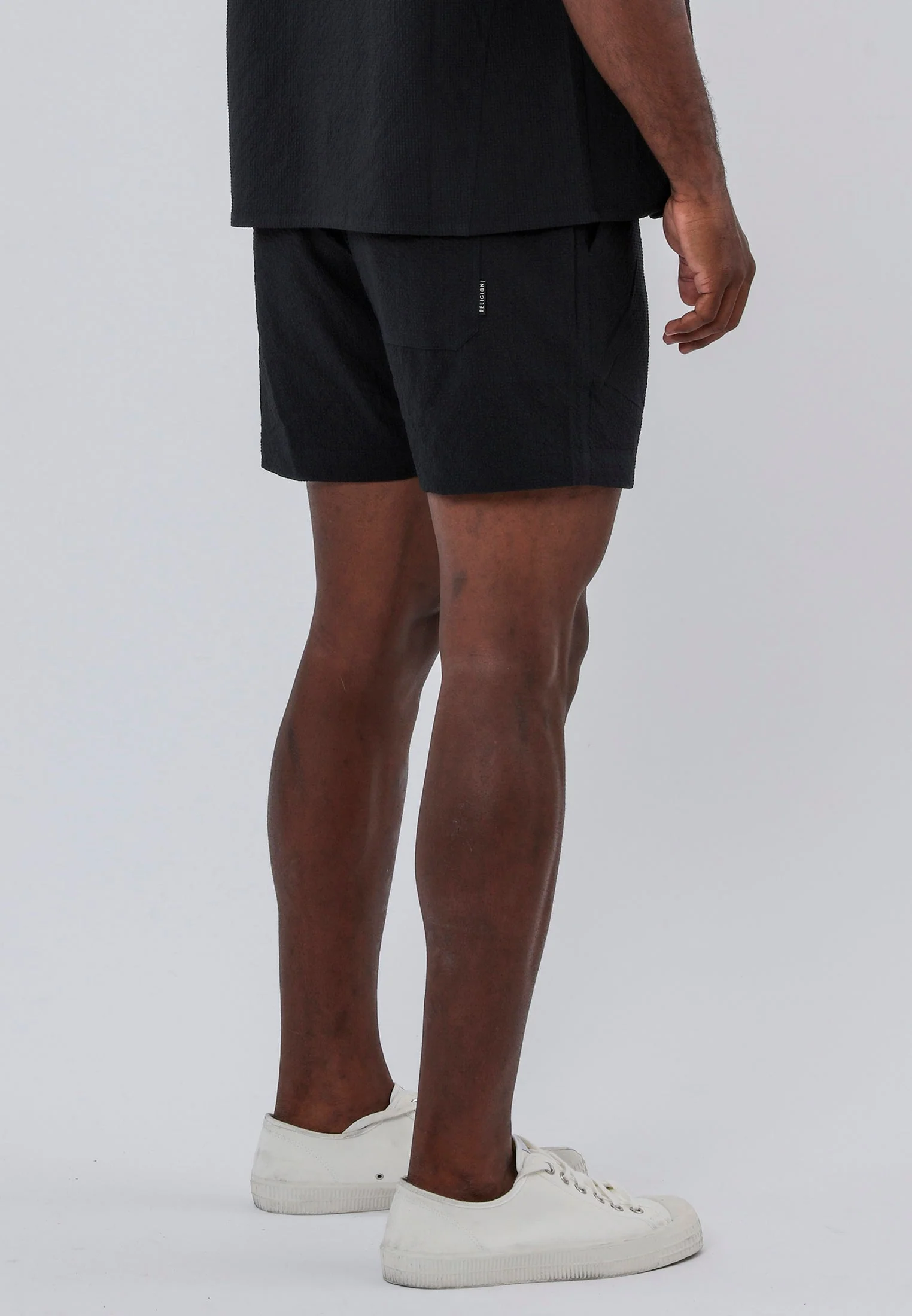 MONACO ELASTICATED CHINO HOLIDAY SHORTS MIDNIGHT - Image 5