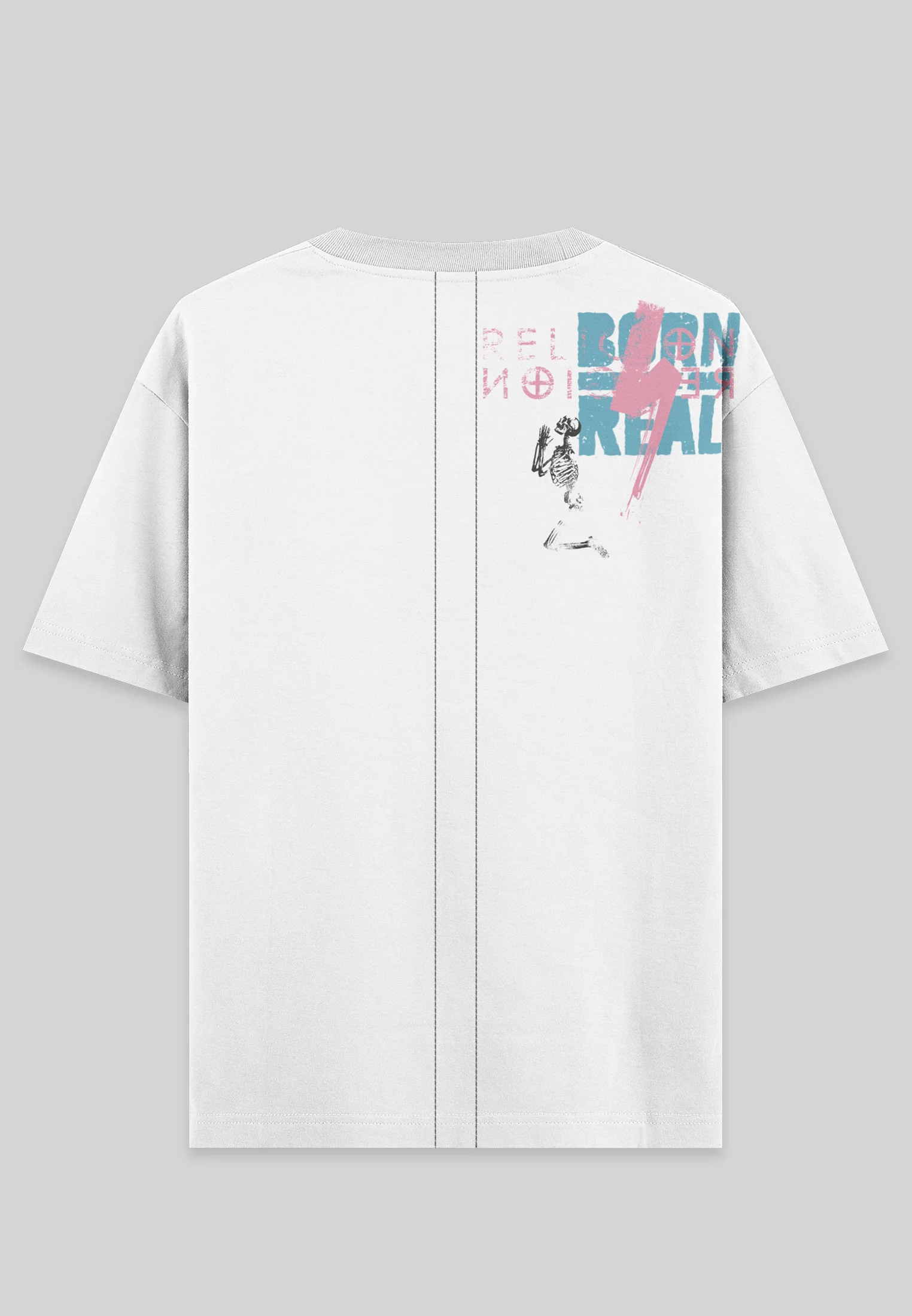 MONTAGE COLOUR T-SHIRT WHITE - Image 7