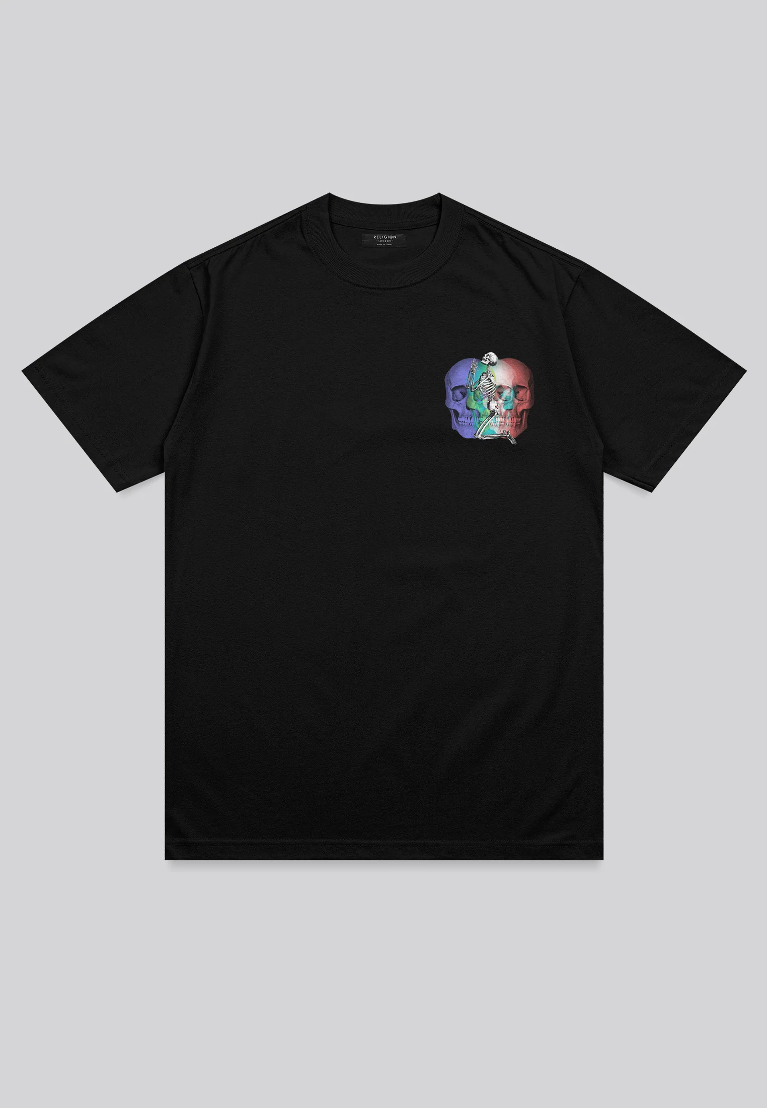 MULTI SKULL T-SHIRT BLACK - Image 5