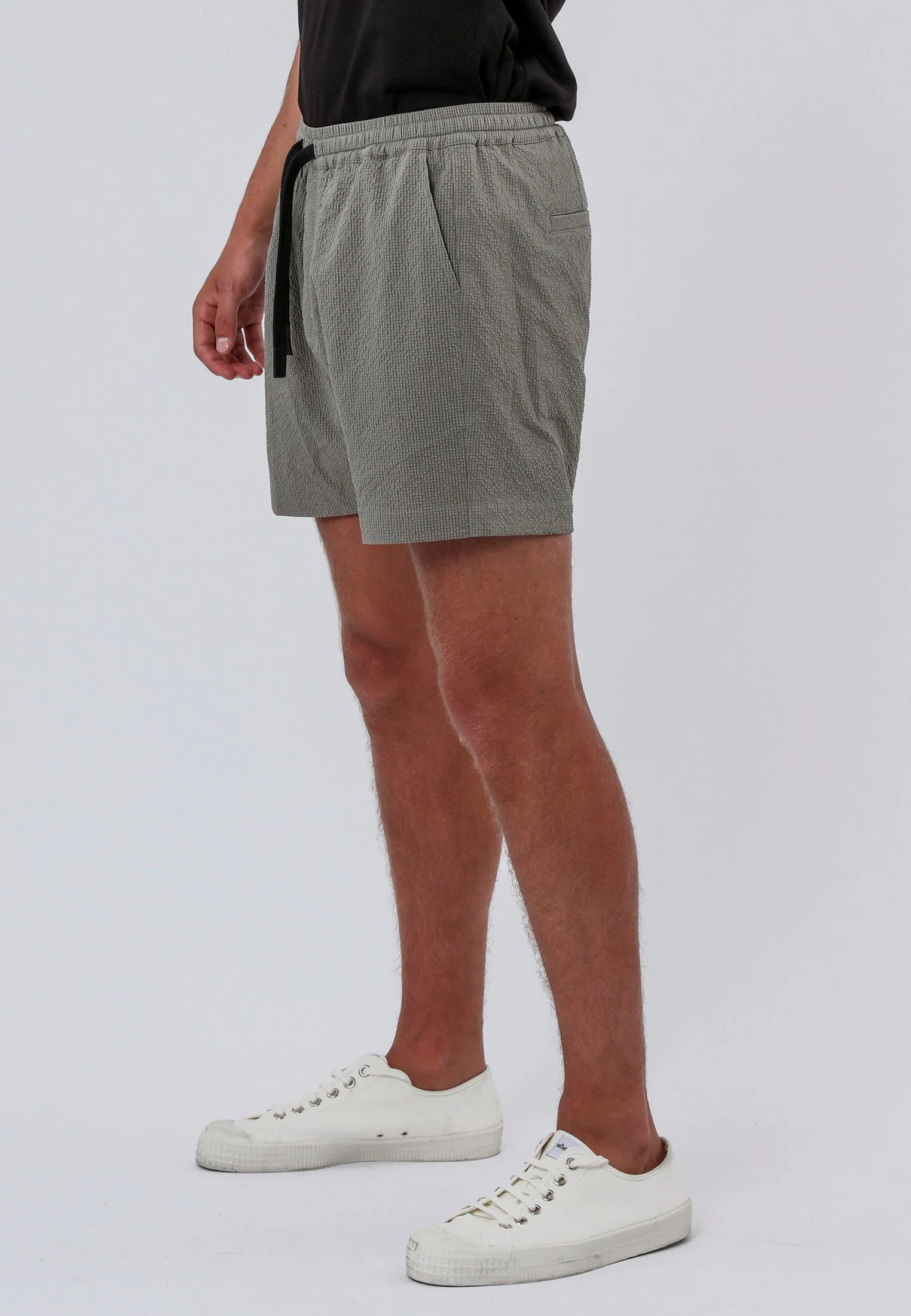 MYKONOS ELASTICATED CHINOS HOLIDAY SHORT MOSS GREEN - Image 4