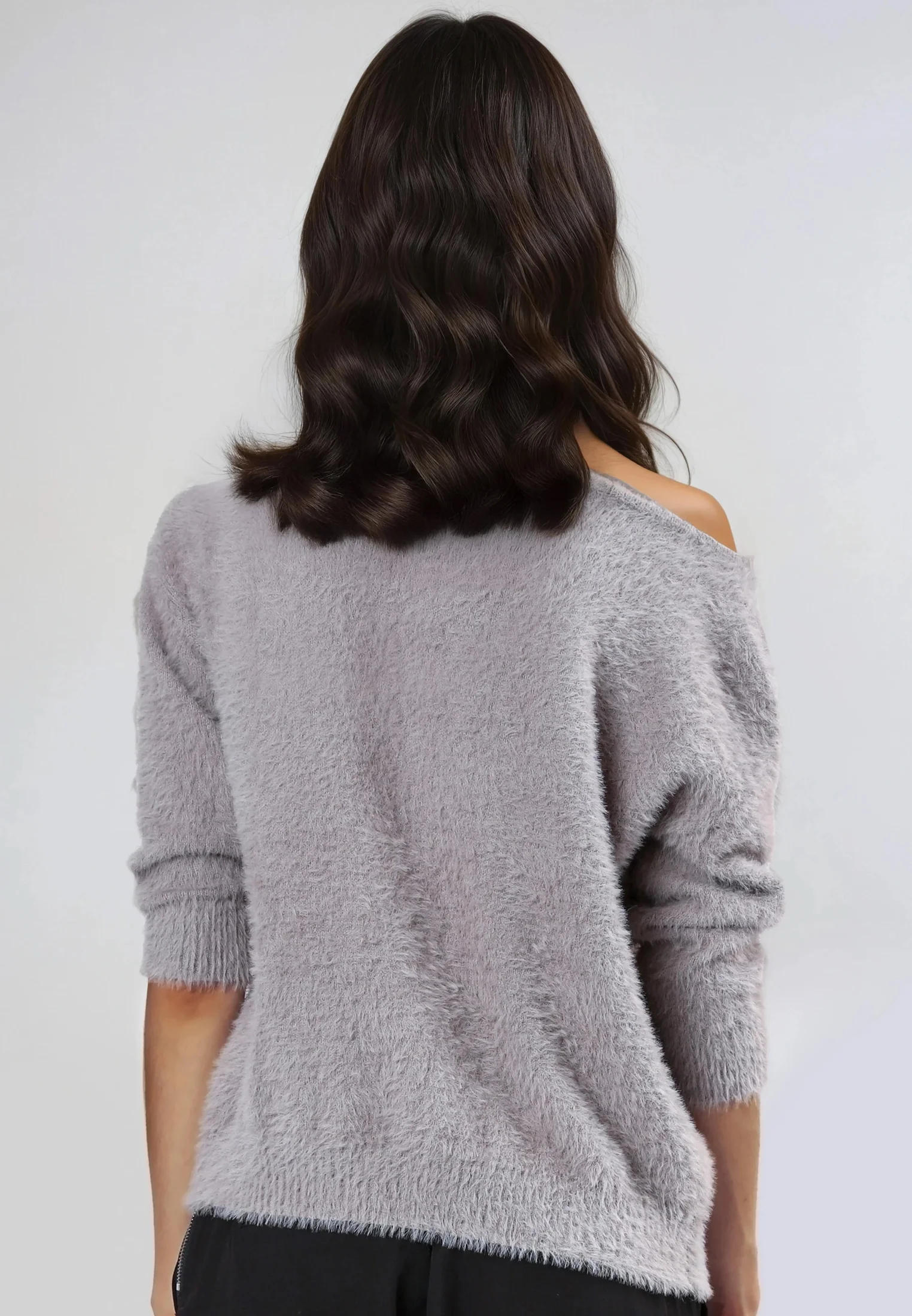 NATURAL OFF THE SHOULDER JUMPER STONE - Image 3