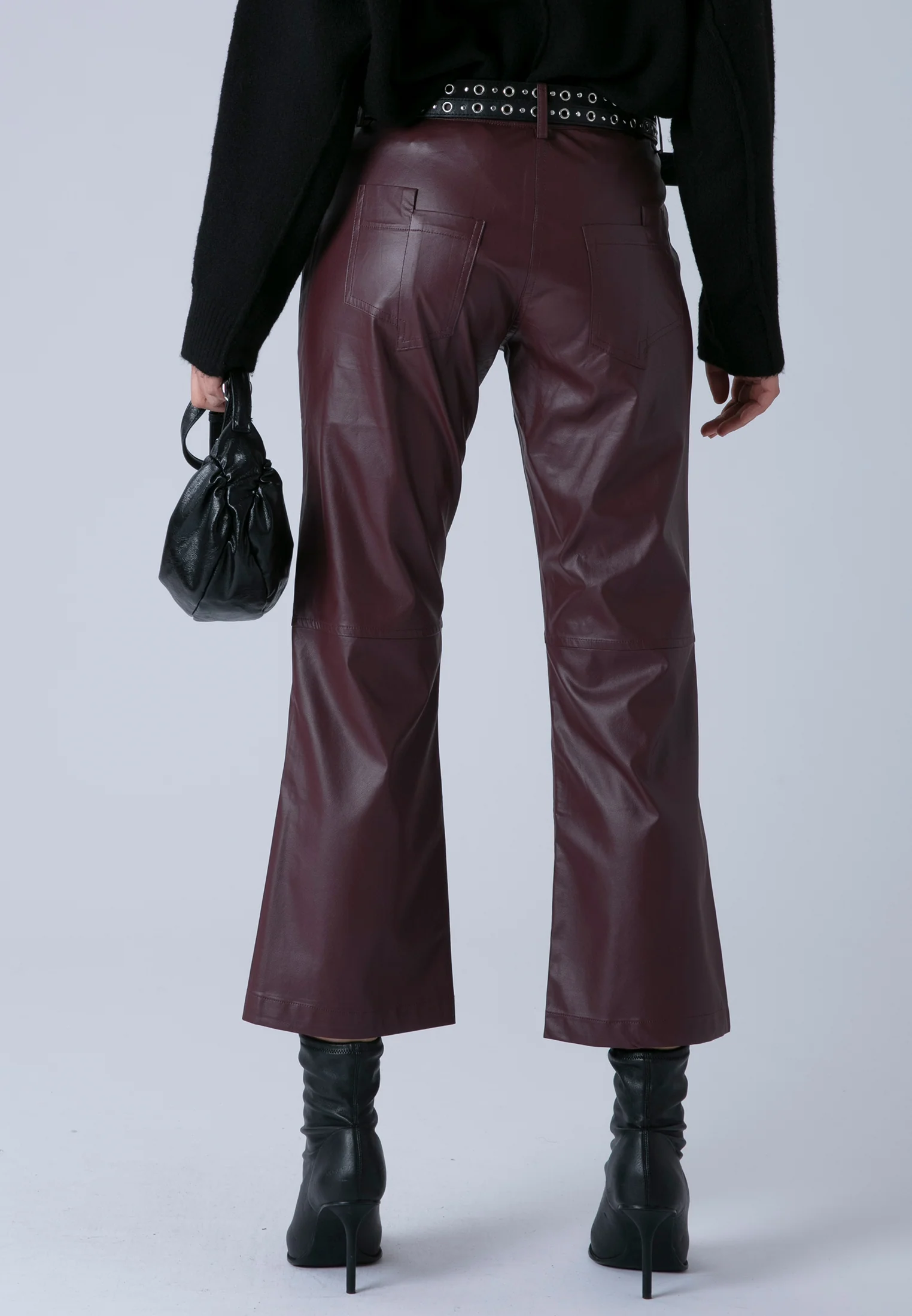 NEBULA TROUSERS OXBLOOD - Image 4